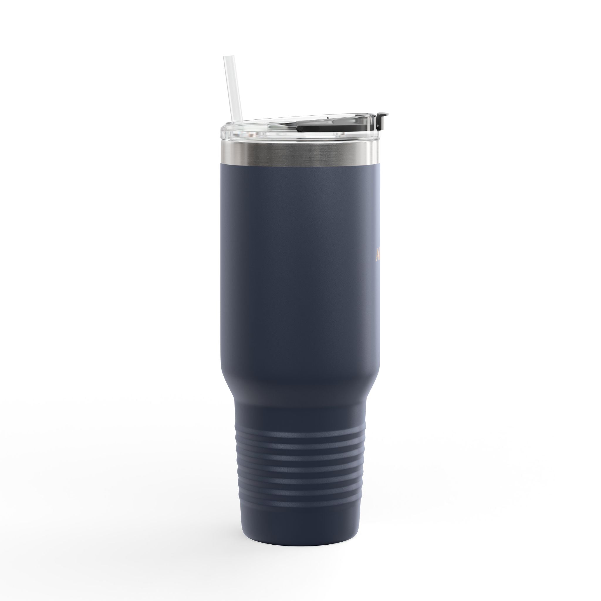 40oz Insulated Travel Mug – Double-Wall Tumbler with Straw & Handle (Keeps Drinks Hot & Cold)