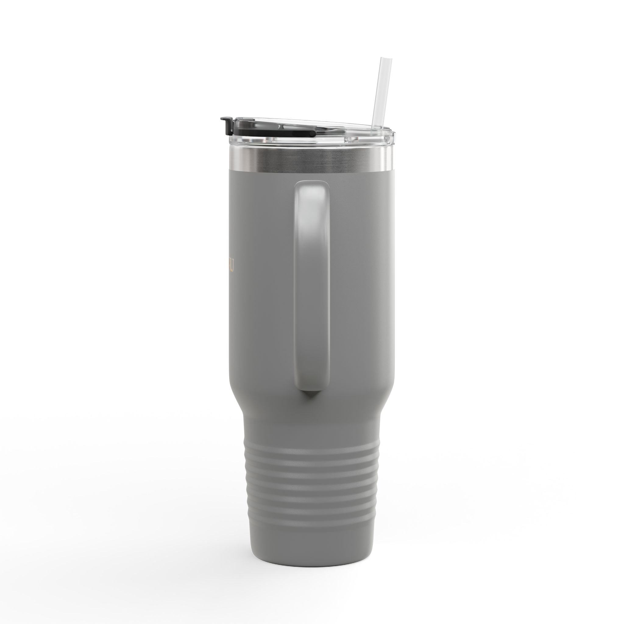 40oz Insulated Travel Mug – Double-Wall Tumbler with Straw & Handle (Keeps Drinks Hot & Cold)