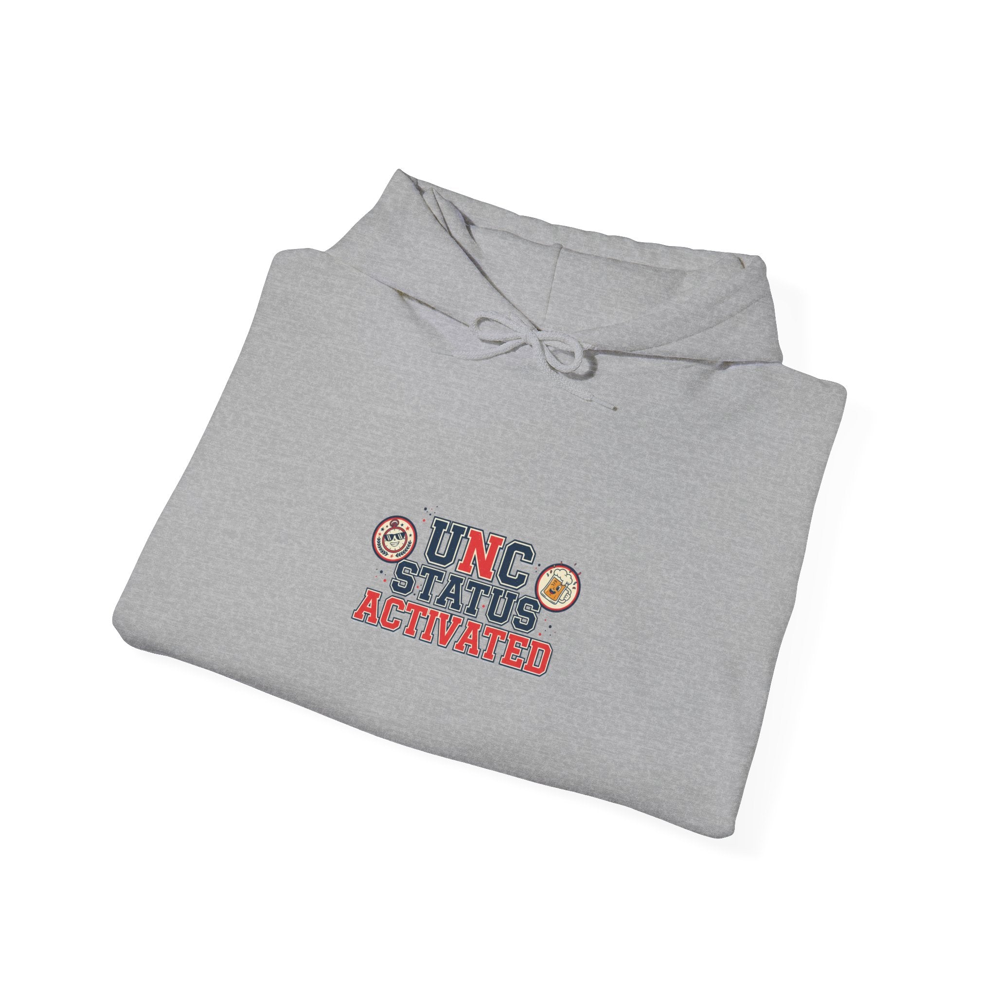 UNC Status Activated Hoodie | vintage year sweatshirt, varsity crest