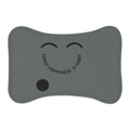 Pet Feeding Mat — Smile Design "Make Happiness a Habit" Non-Slip Bowl Placemat