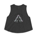 Unleash Your Inner Peace  Crop Top — Gothic Yoga Aesthetic