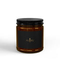 Scented Soy Candles with Black Lid, (4 and 9oz)