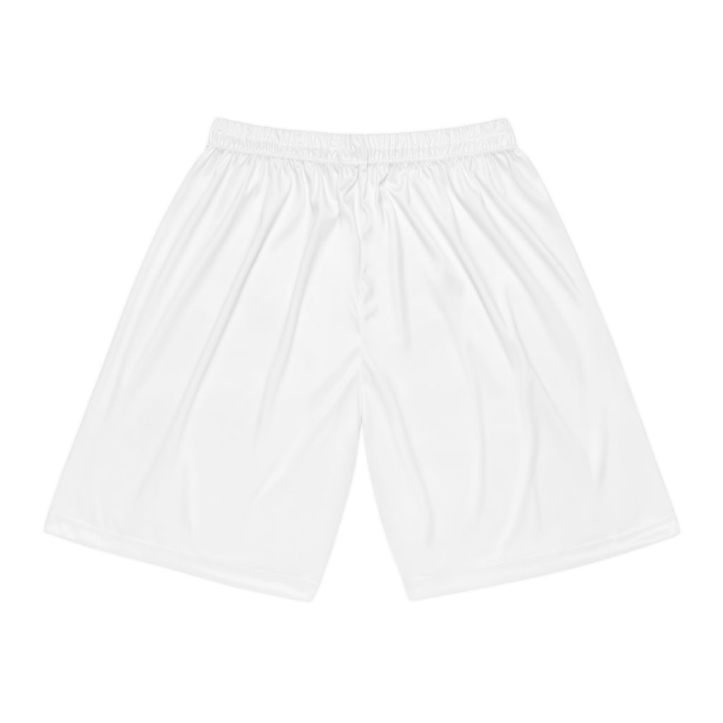 Basketball Shorts — Minimal 'Sike' Script Logo AOP Athletic Shorts