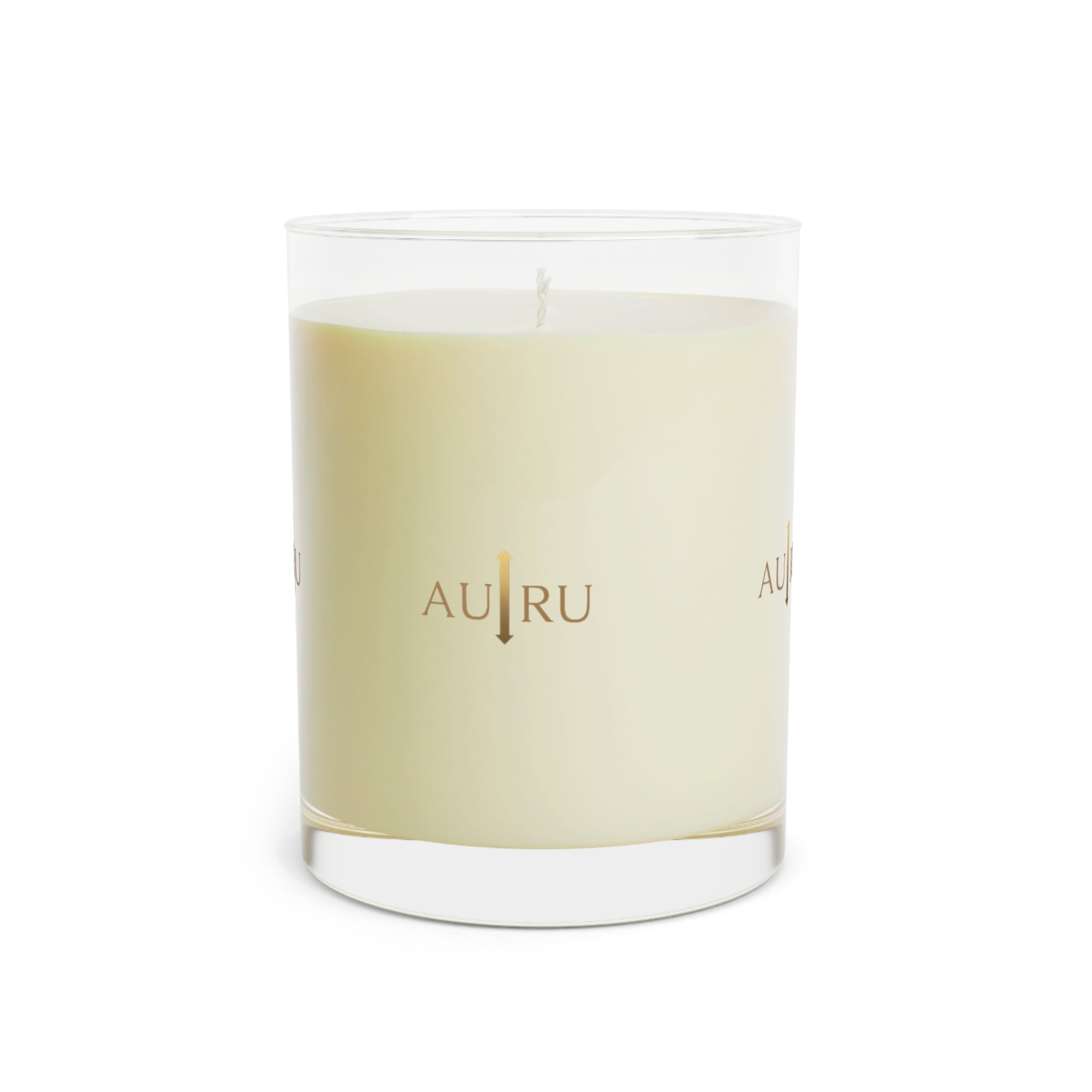 AU|RU 11oz Scented Glass Candle — Luxury Soy Candle, Clean Floral Aroma