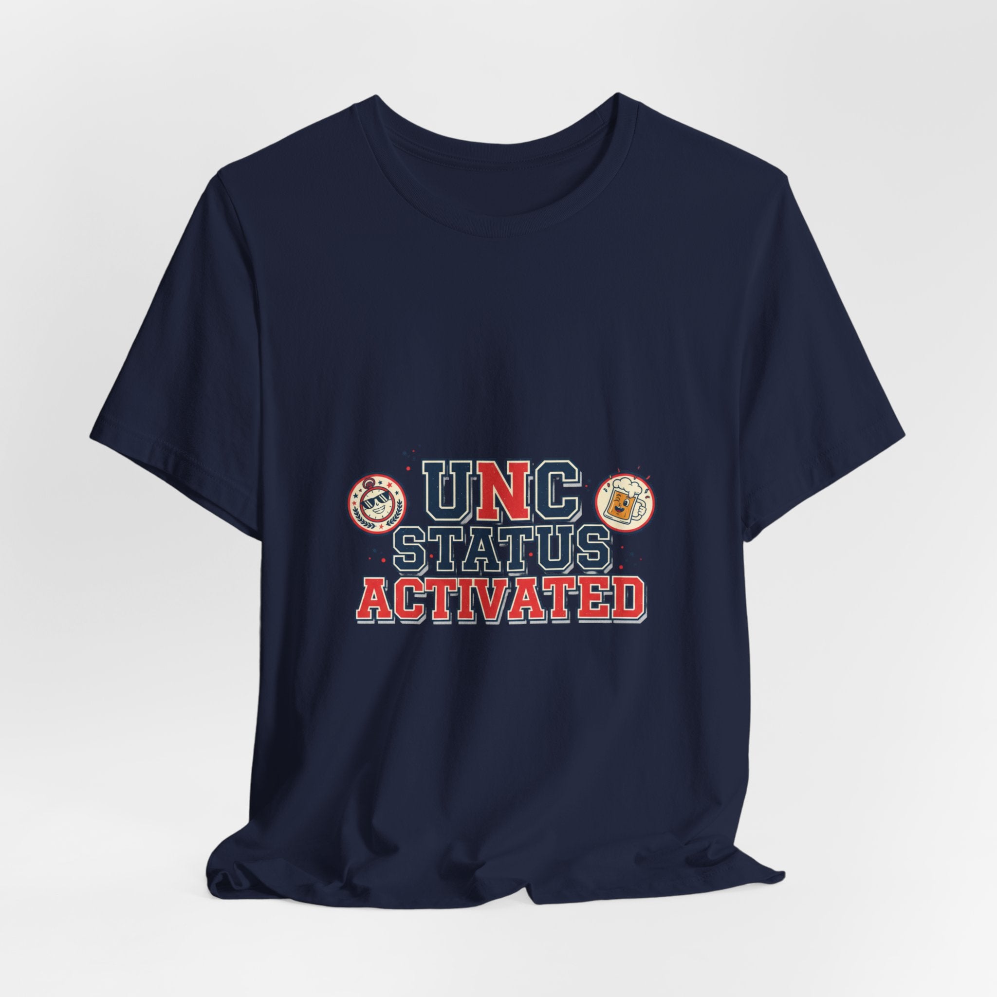 UNC Status Activated Tee | uncle shirt, midlife humor tee