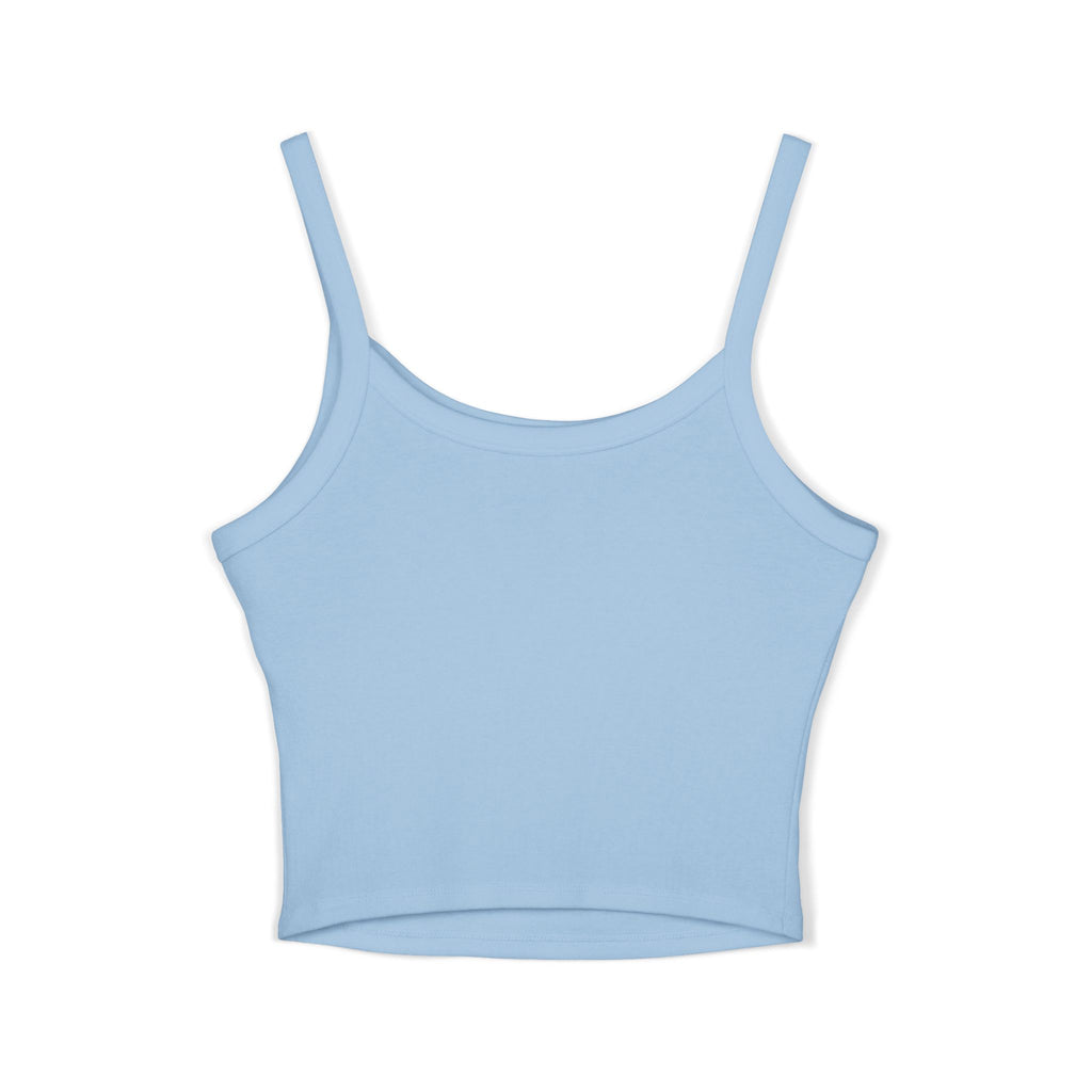 Au/Ru Gold Logo Spaghetti Strap Tank Top — Women's Cropped Logo Tank
