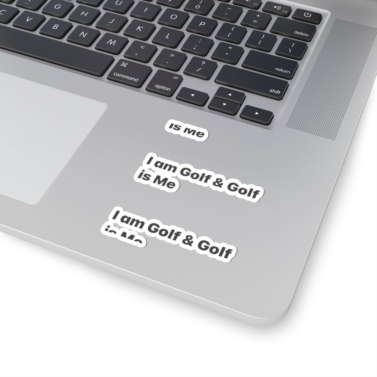 Golf Sticker Pack — "I am Golf & Golf is Me" Kiss-Cut Vinyl Stickers