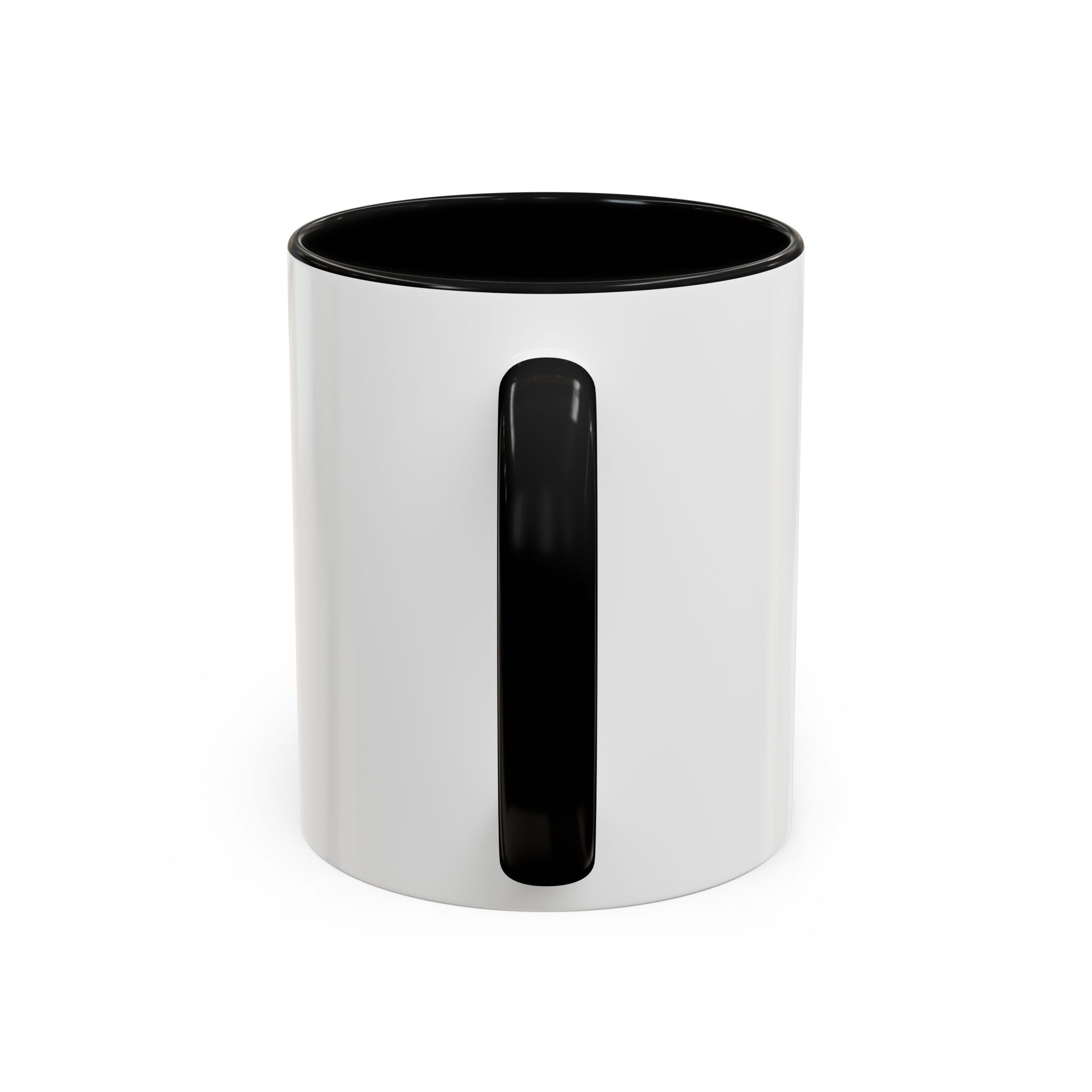 Golf Lover Accent Coffee Mug – “I Am Golf & Golf Loves Me” Black-Handle Ceramic Mug (11/15oz)