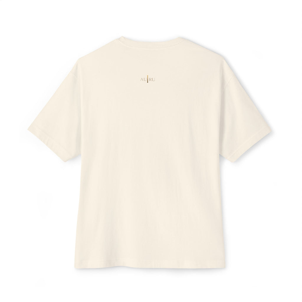 AURU Minimalist Logo Tee - Oversized Boxy T-Shirt
