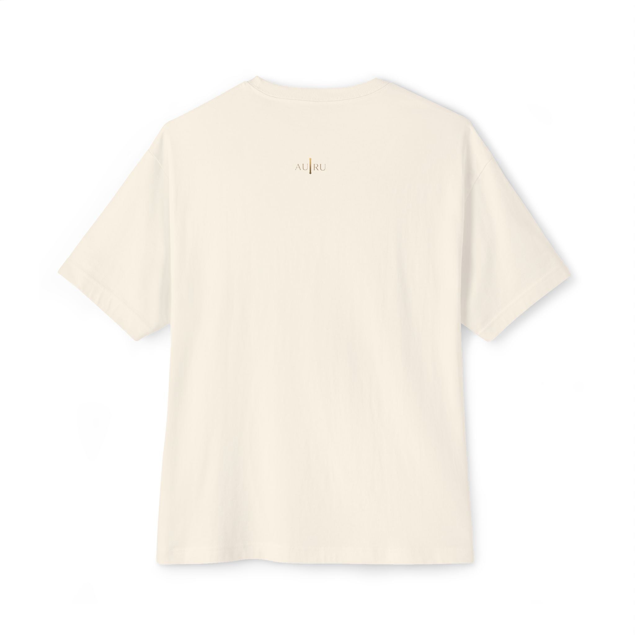 AURU Minimalist Logo Tee - Oversized Boxy T-Shirt