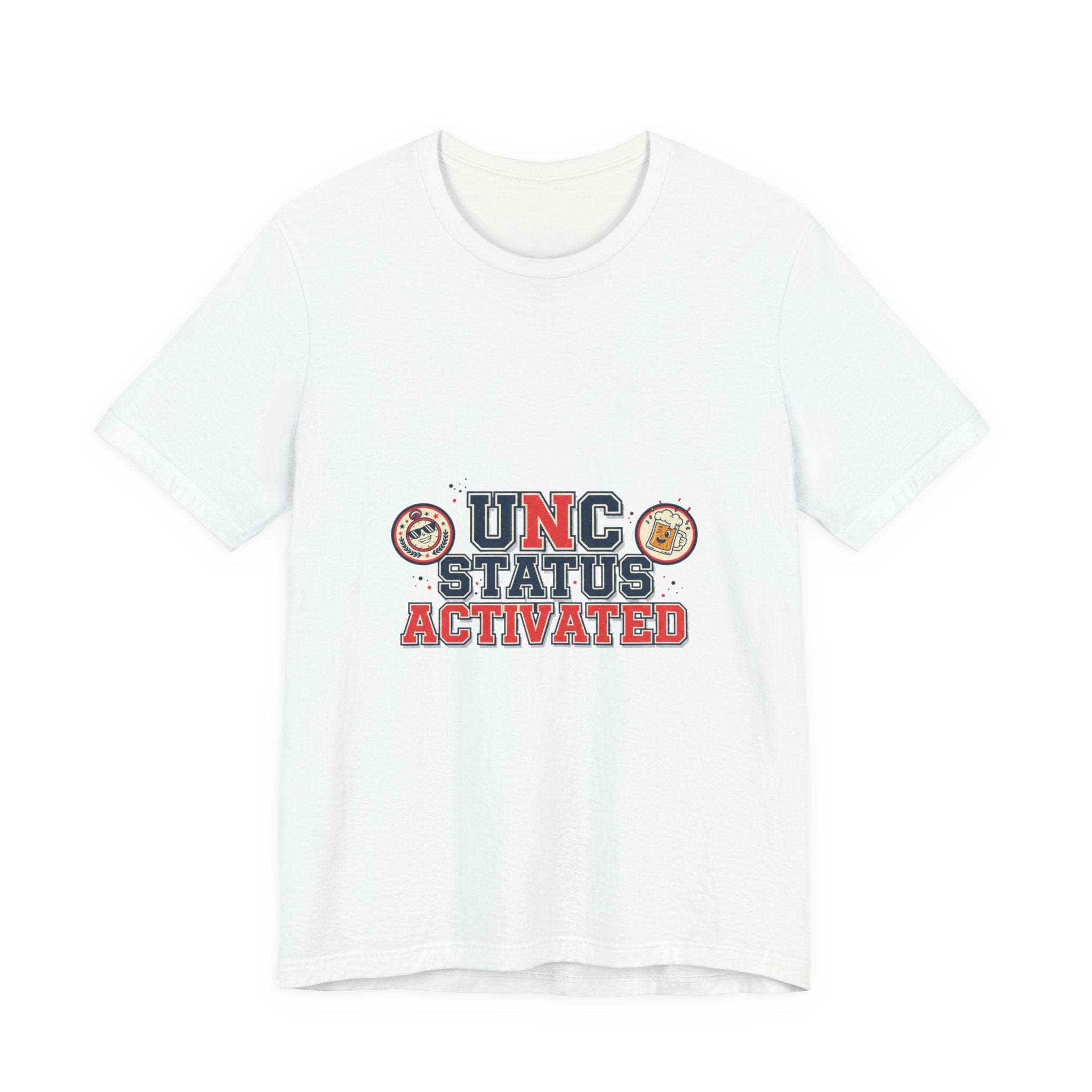UNC Status Activated Tee | uncle shirt, midlife humor tee