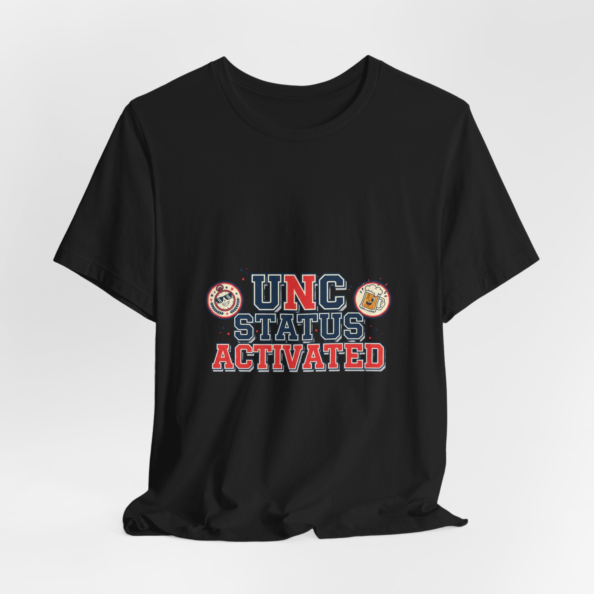 UNC Status Activated Tee | uncle shirt, midlife humor tee