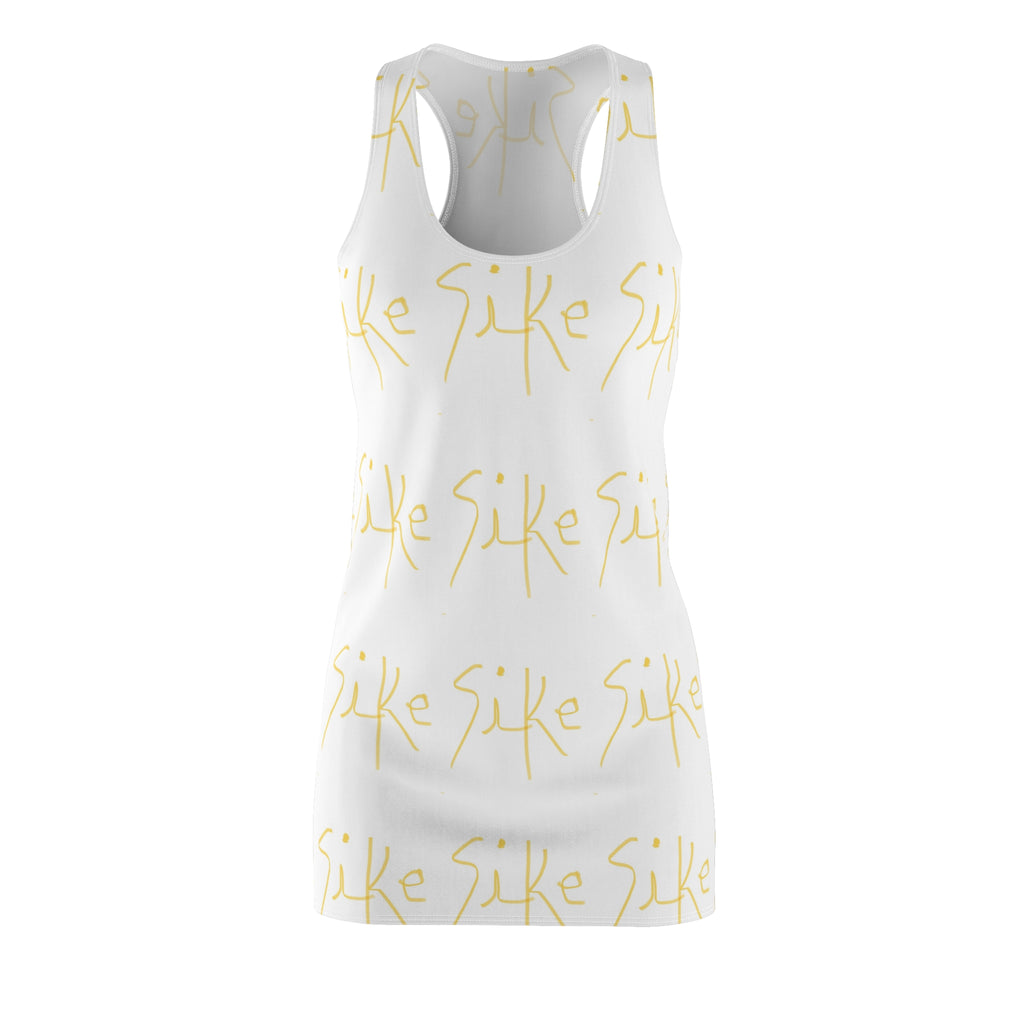 Women's Cut & Sew “SIKE” Racerback Dress (AOP)