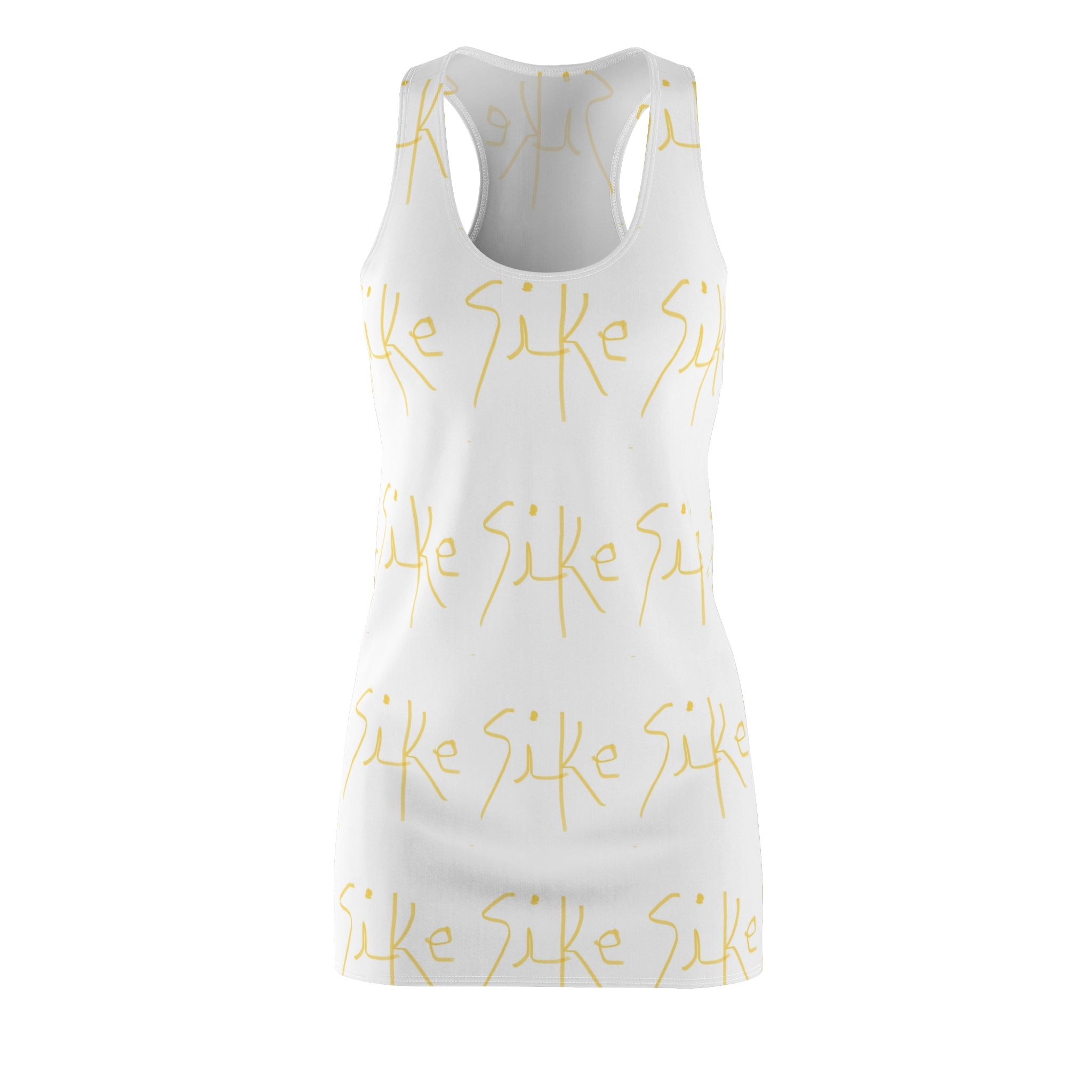 Women's Cut & Sew “SIKE” Racerback Dress (AOP)