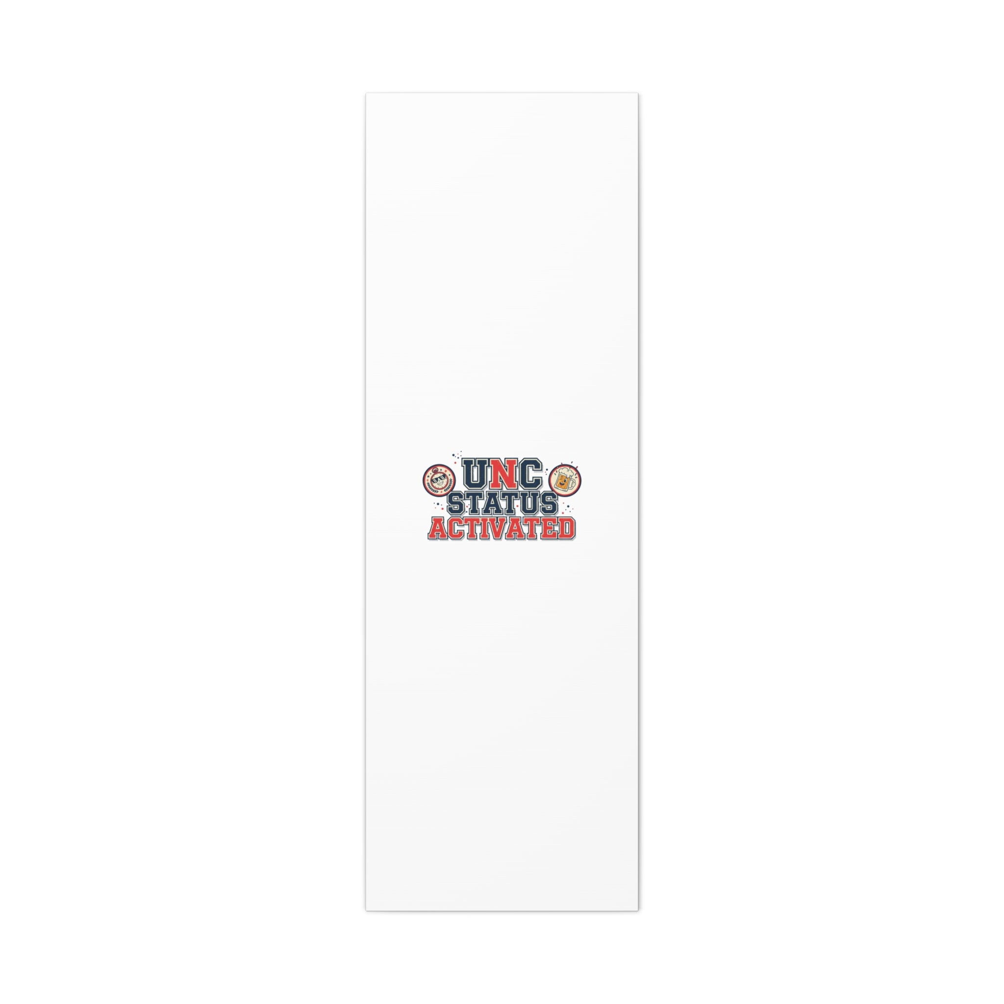 UNC Status Activated Canvas, Stretched | Varsity Crest, Midlife Humor