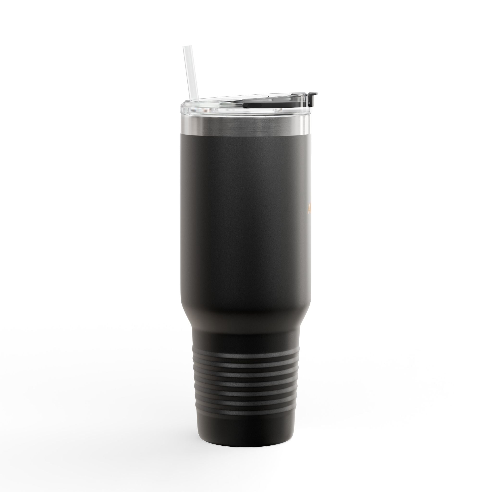 40oz Insulated Travel Mug – Double-Wall Tumbler with Straw & Handle (Keeps Drinks Hot & Cold)