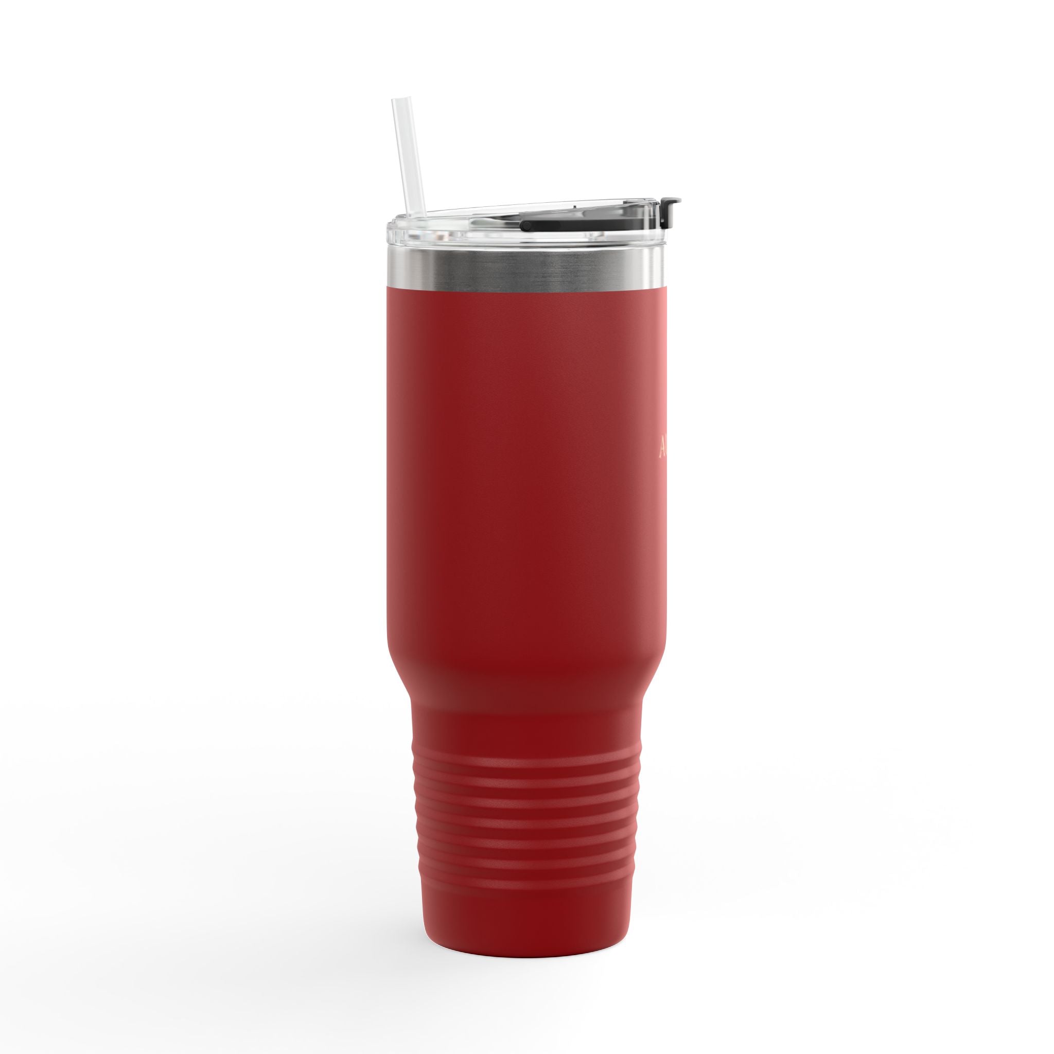 40oz Insulated Travel Mug – Double-Wall Tumbler with Straw & Handle (Keeps Drinks Hot & Cold)