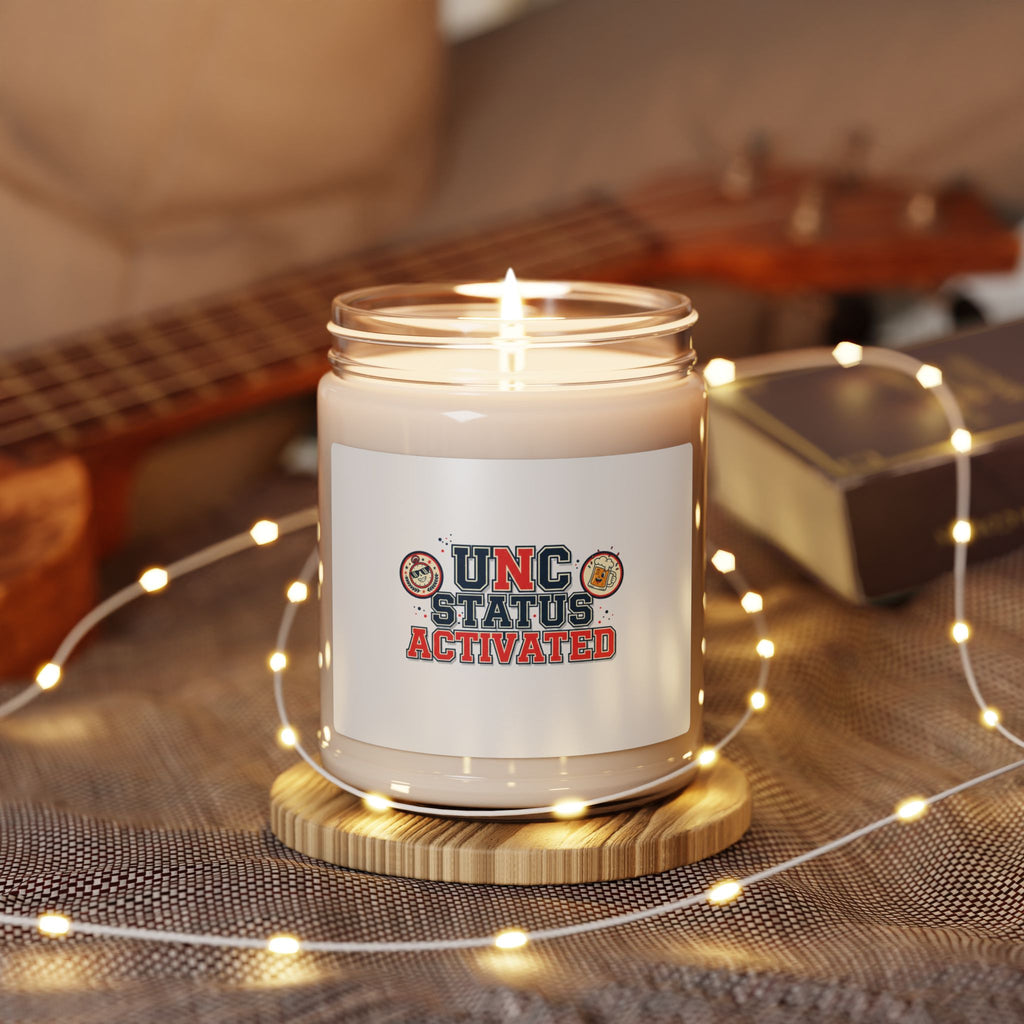 UNC Status Activated Soy Candle | Varsity Vintage Year, Midlife Humor