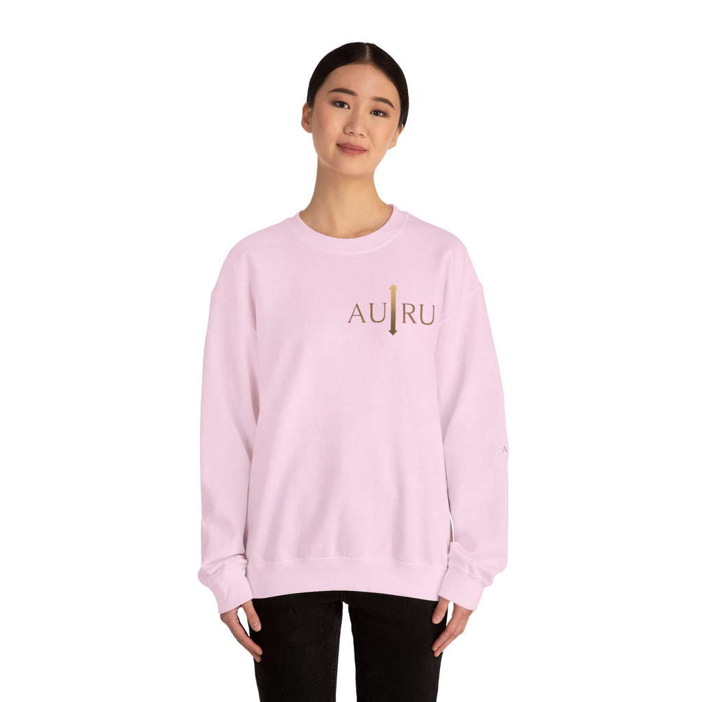 Auric Minimalist Crewneck Sweatshirt — AU|RU Logo