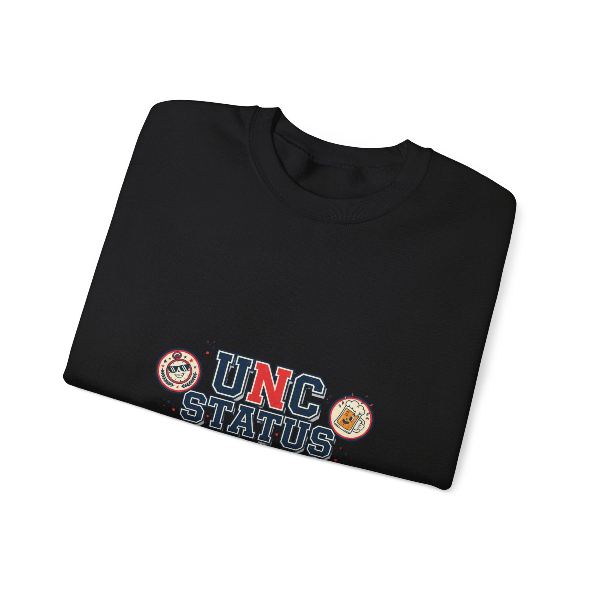 UNC Status Activated Sweatshirt | vintage year, varsity crest
