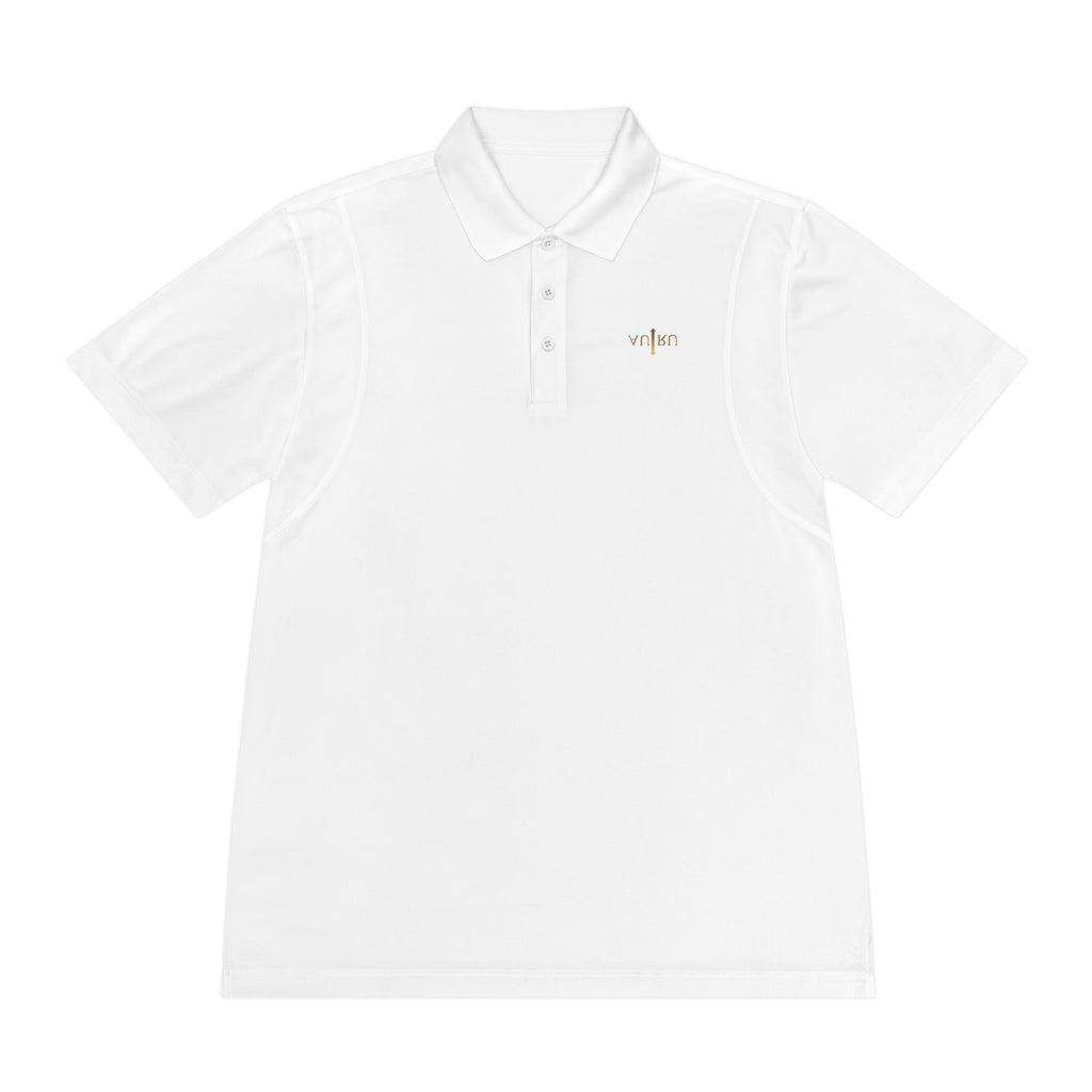 Sport Polo Shirt — Minimal 'vftbn' Chest Logo, Lightweight Golf & Casual Performance