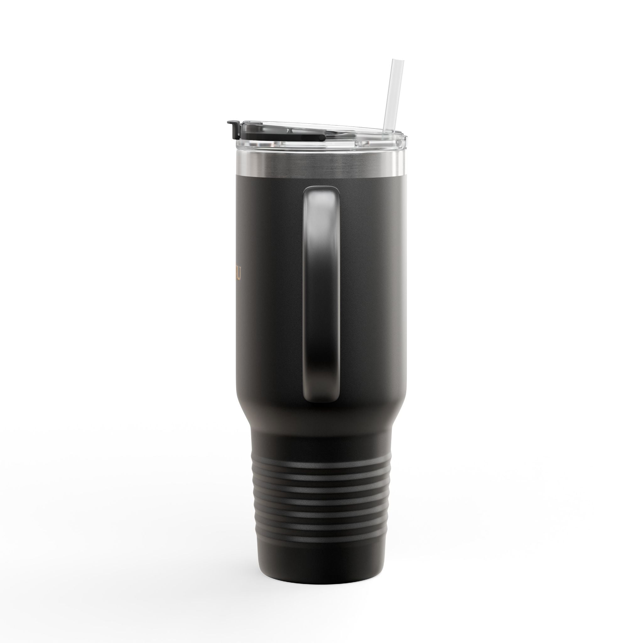 40oz Insulated Travel Mug – Double-Wall Tumbler with Straw & Handle (Keeps Drinks Hot & Cold)