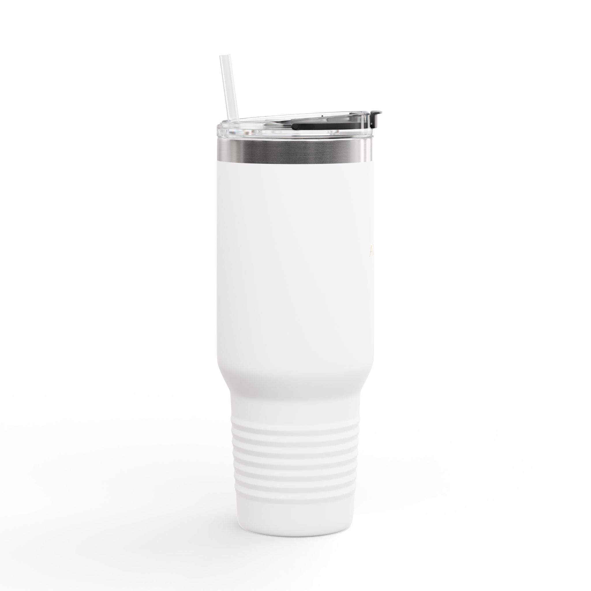 40oz Insulated Travel Mug – Double-Wall Tumbler with Straw & Handle (Keeps Drinks Hot & Cold)