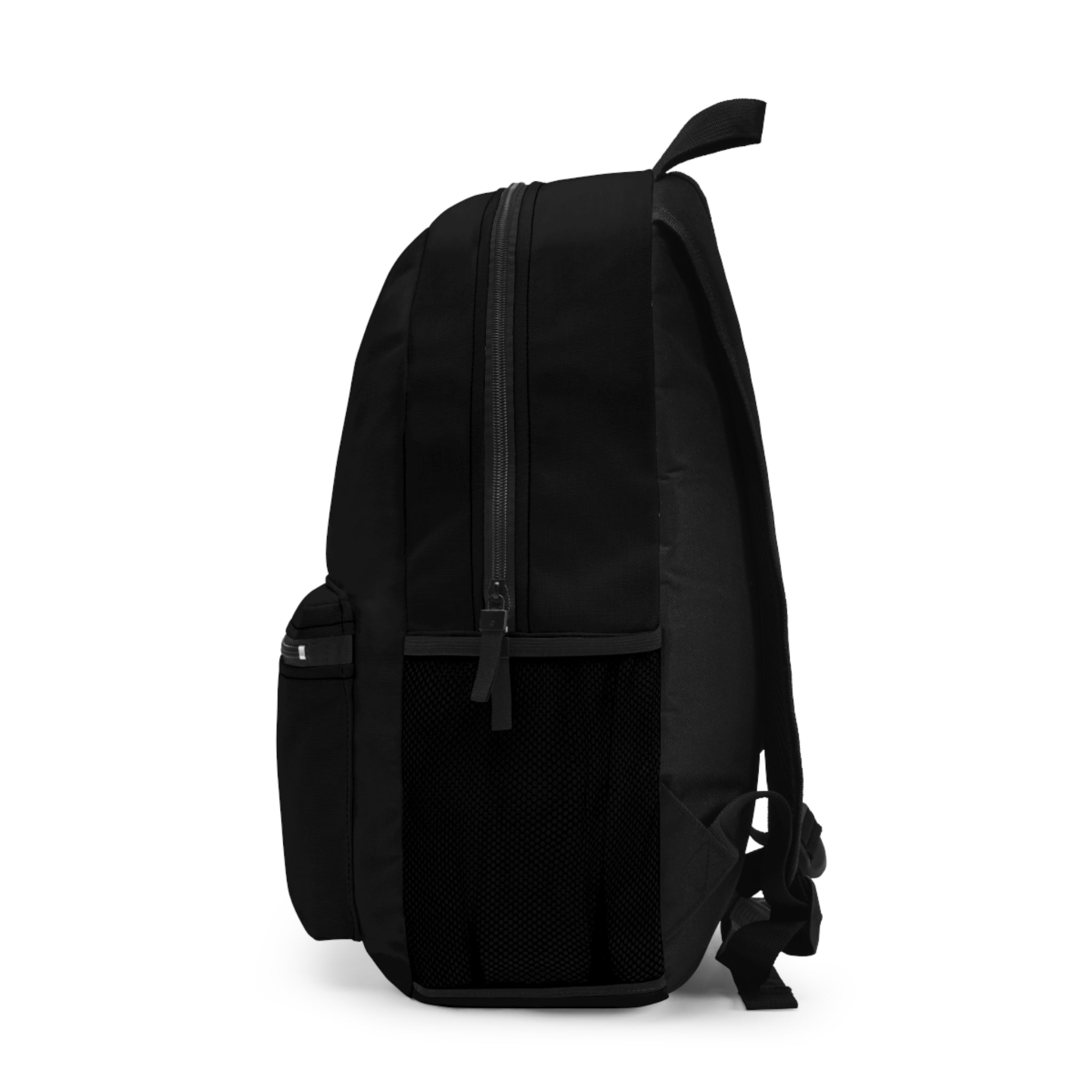 AU|RU Arrow Logo Backpack — Minimalist Gold Monogram Daypack