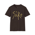 "Sike" Yellow Handwritten Graphic T-Shirt