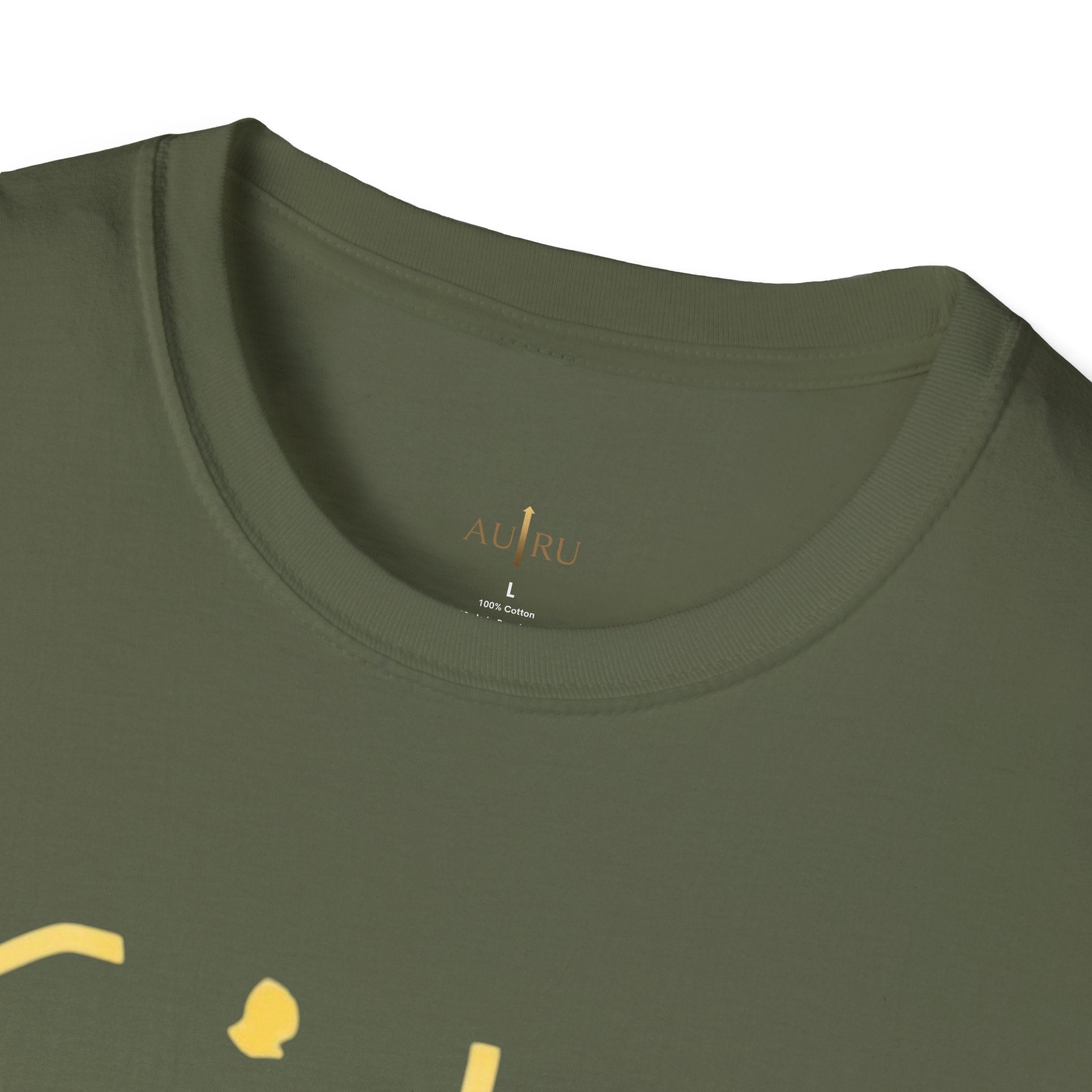 "Sike" Yellow Handwritten Graphic T-Shirt