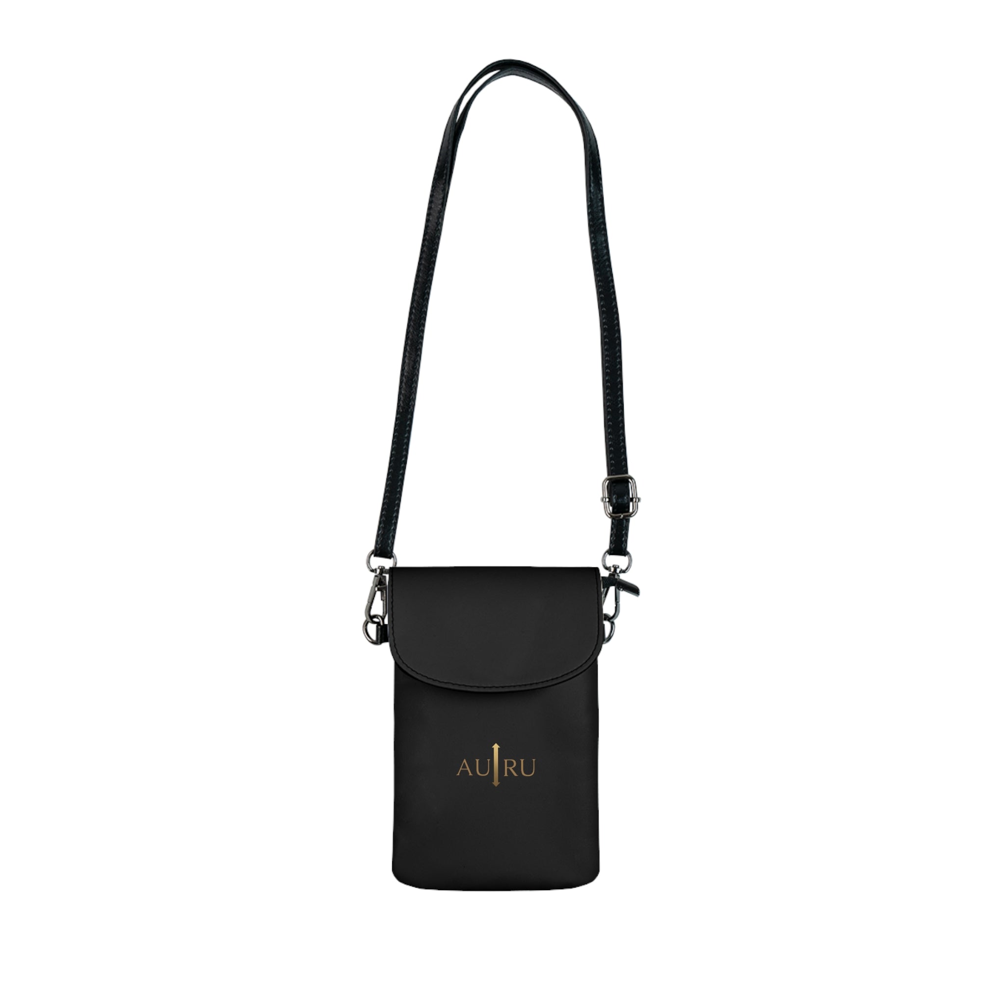 Leather Crossbody Phone Wallet – Small Sling Purse with Card Pocket-AURU
