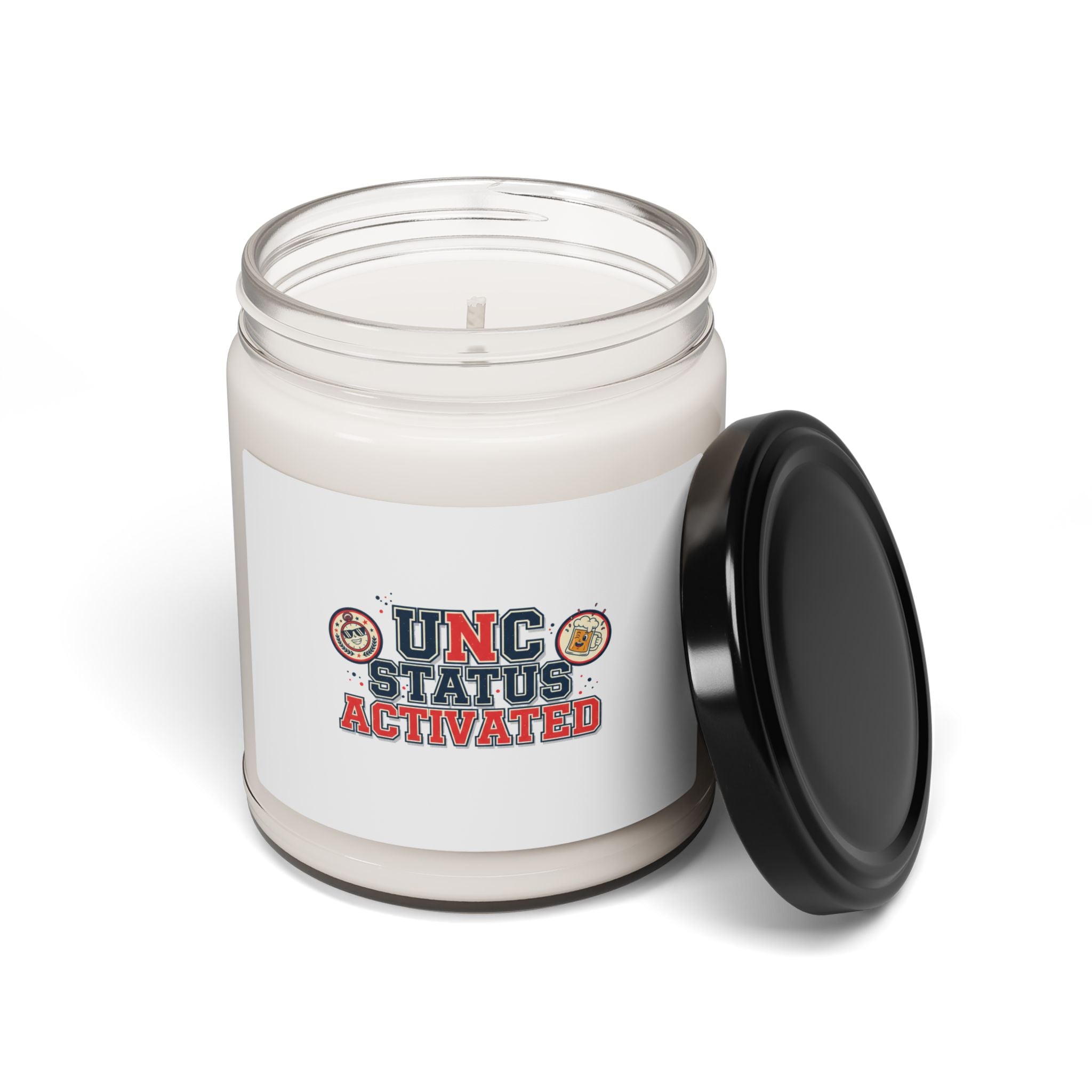 UNC Status Activated Soy Candle | Varsity Vintage Year, Midlife Humor