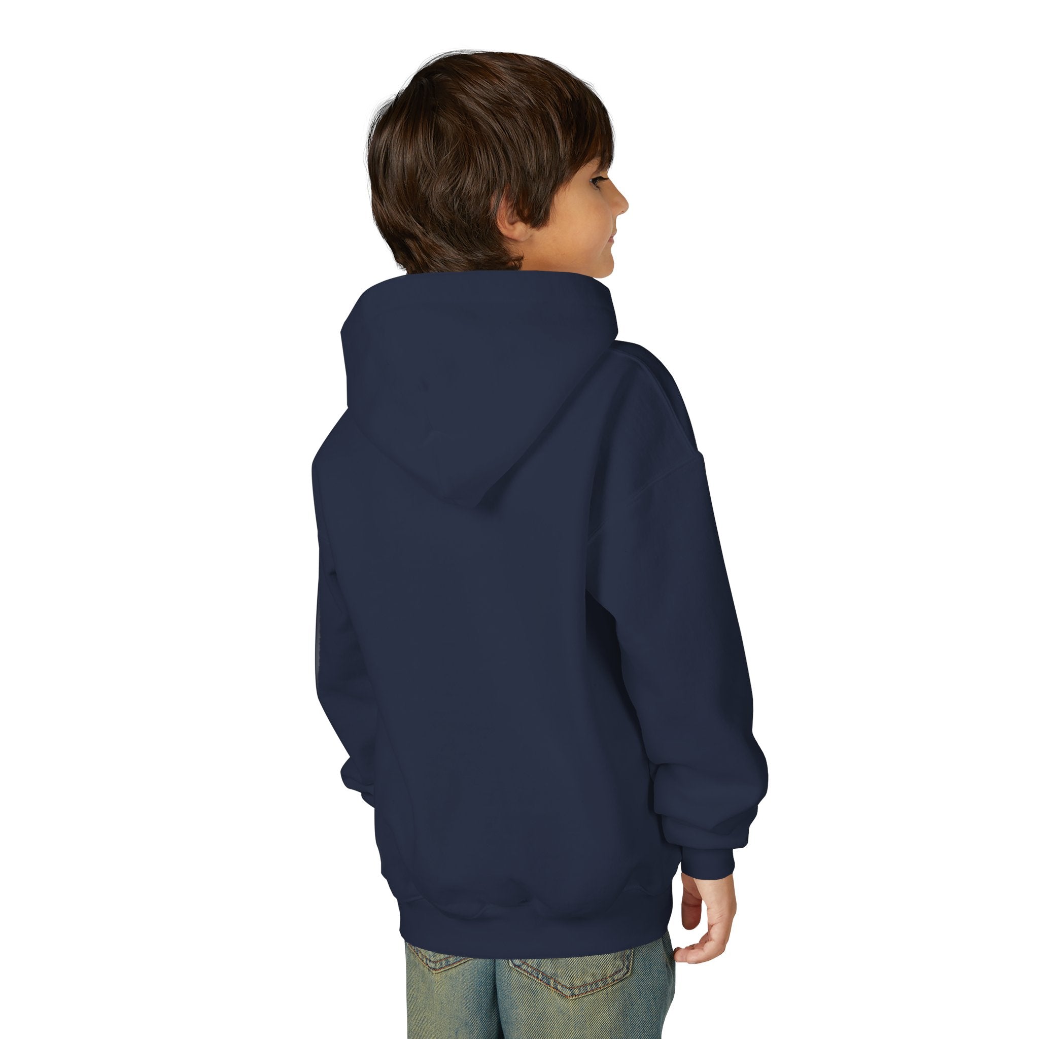 Youth Hoodie — Minimal 'AURU' Gold Logo Pullover