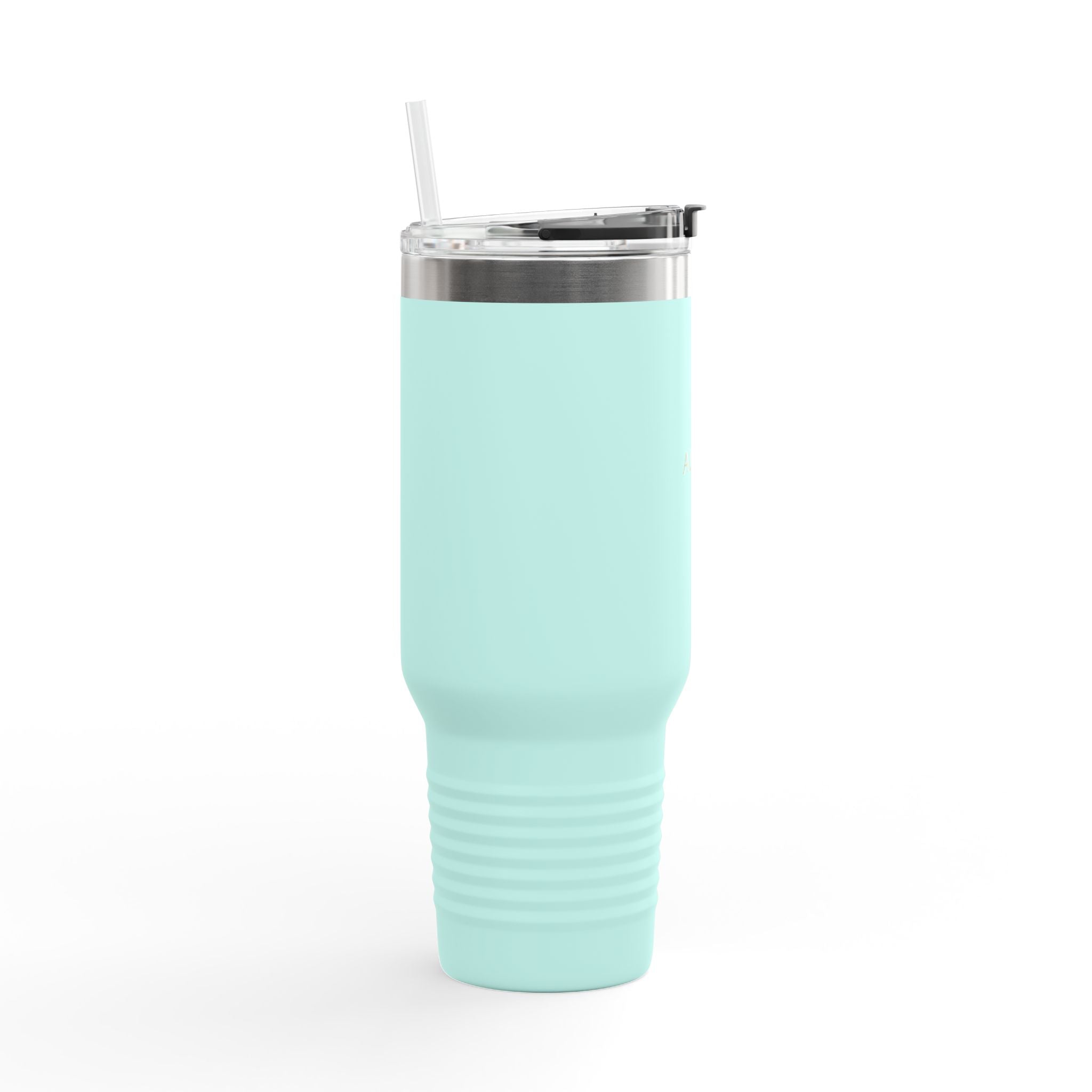 40oz Insulated Travel Mug – Double-Wall Tumbler with Straw & Handle (Keeps Drinks Hot & Cold)