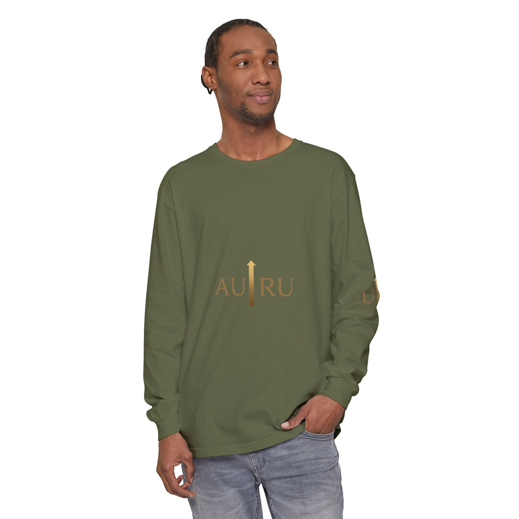 AURU Gold Arrow Long Sleeve Tee