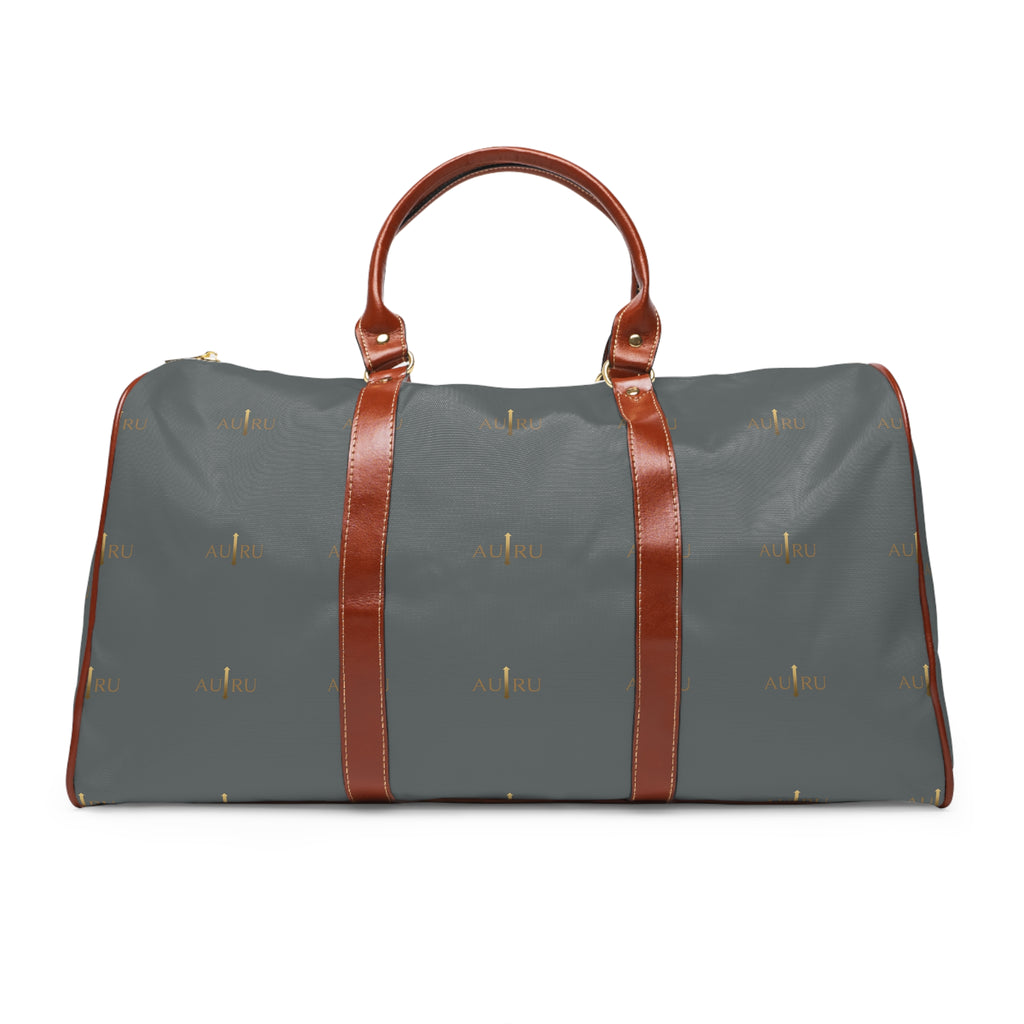 Waterproof Weekender Bag — Durable Travel Duffle with Leather Handles-AURU