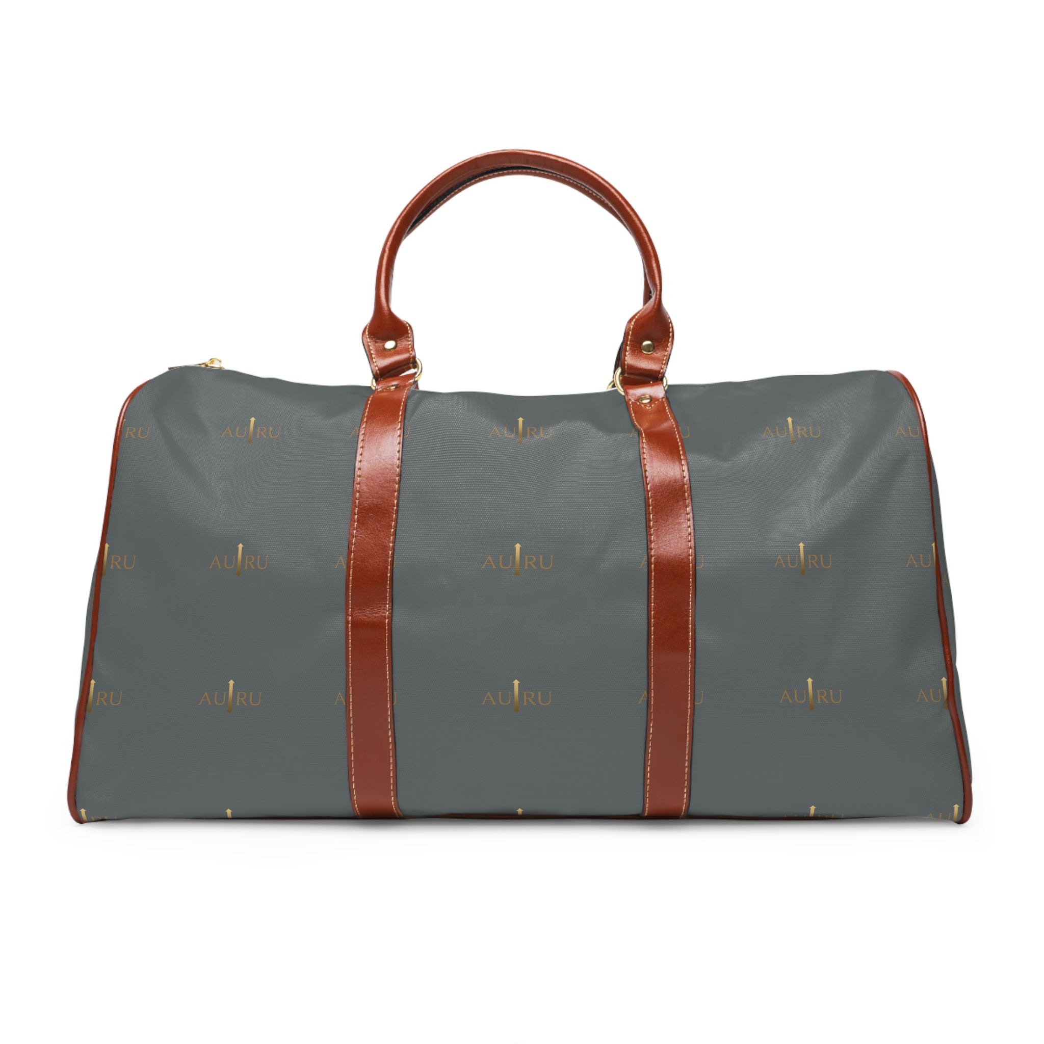 Waterproof Weekender Bag — Durable Travel Duffle with Leather Handles-AURU