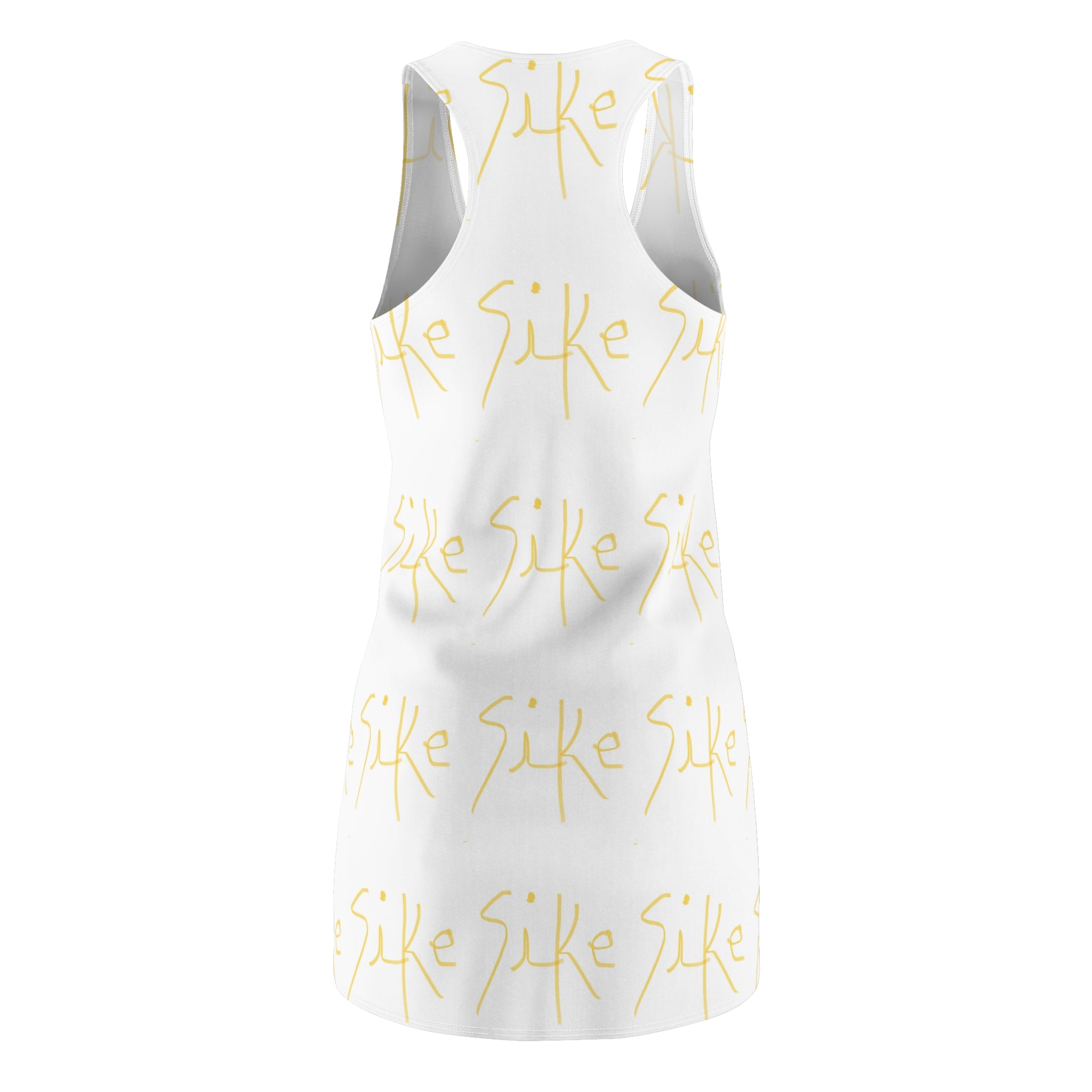 Women's Cut & Sew “SIKE” Racerback Dress (AOP)
