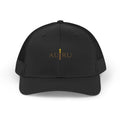 Gold Script Trucker Cap - 'AUIRU' Minimal Embroidered Snapback