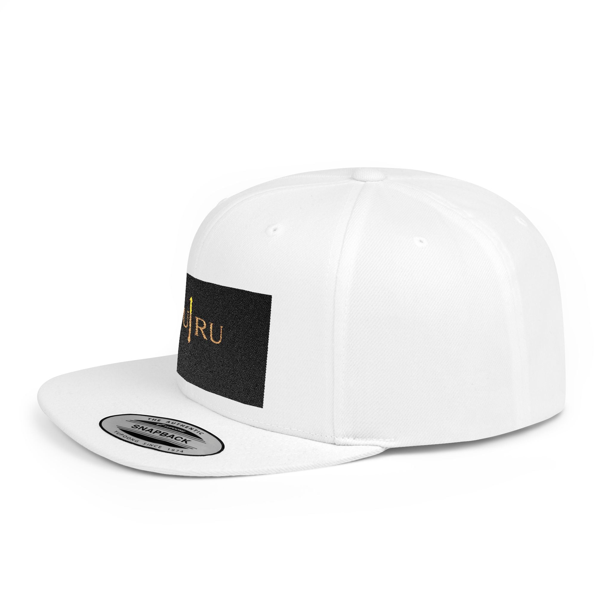 Auru Gold Foil Flat Bill Snapback Hat
