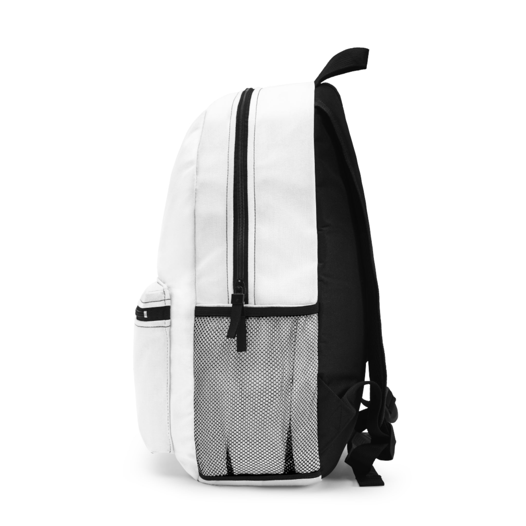 AU|RU Arrow Logo Backpack — Minimalist Gold Logo Daypack