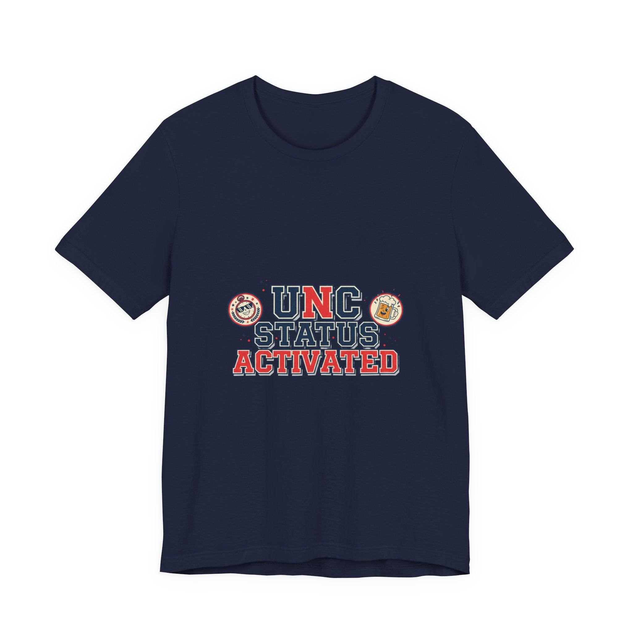 UNC Status Activated Tee | uncle shirt, midlife humor tee