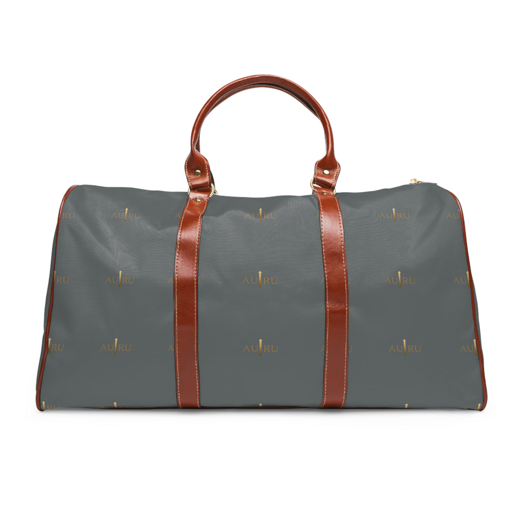 Waterproof Weekender Bag — Durable Travel Duffle with Leather Handles-AURU