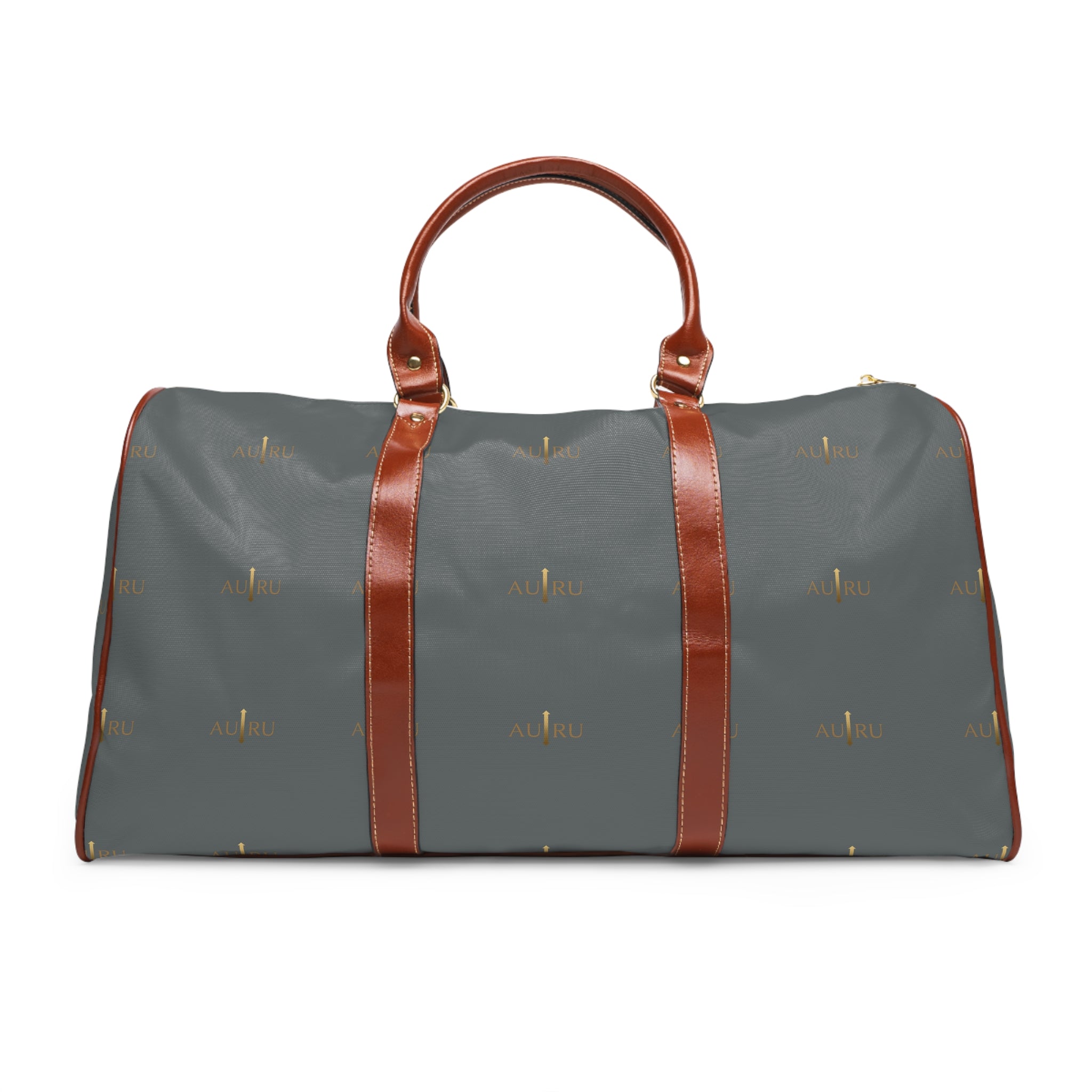 Waterproof Weekender Bag — Durable Travel Duffle with Leather Handles-AURU