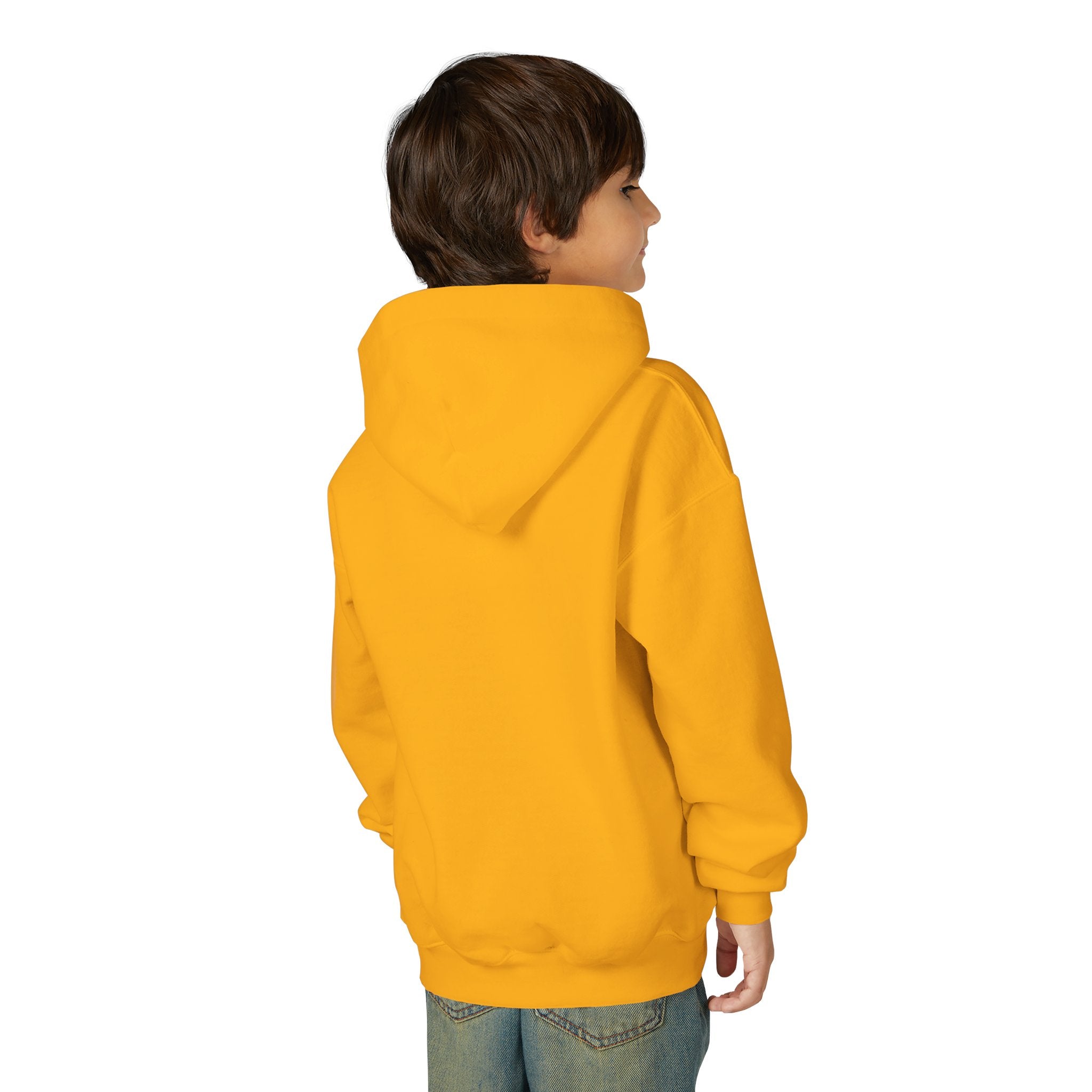 Youth Hoodie — Minimal 'AURU' Gold Logo Pullover