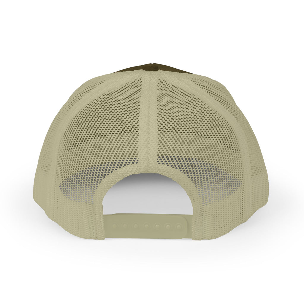 Gold Script Trucker Cap - 'AUIRU' Minimal Embroidered Snapback