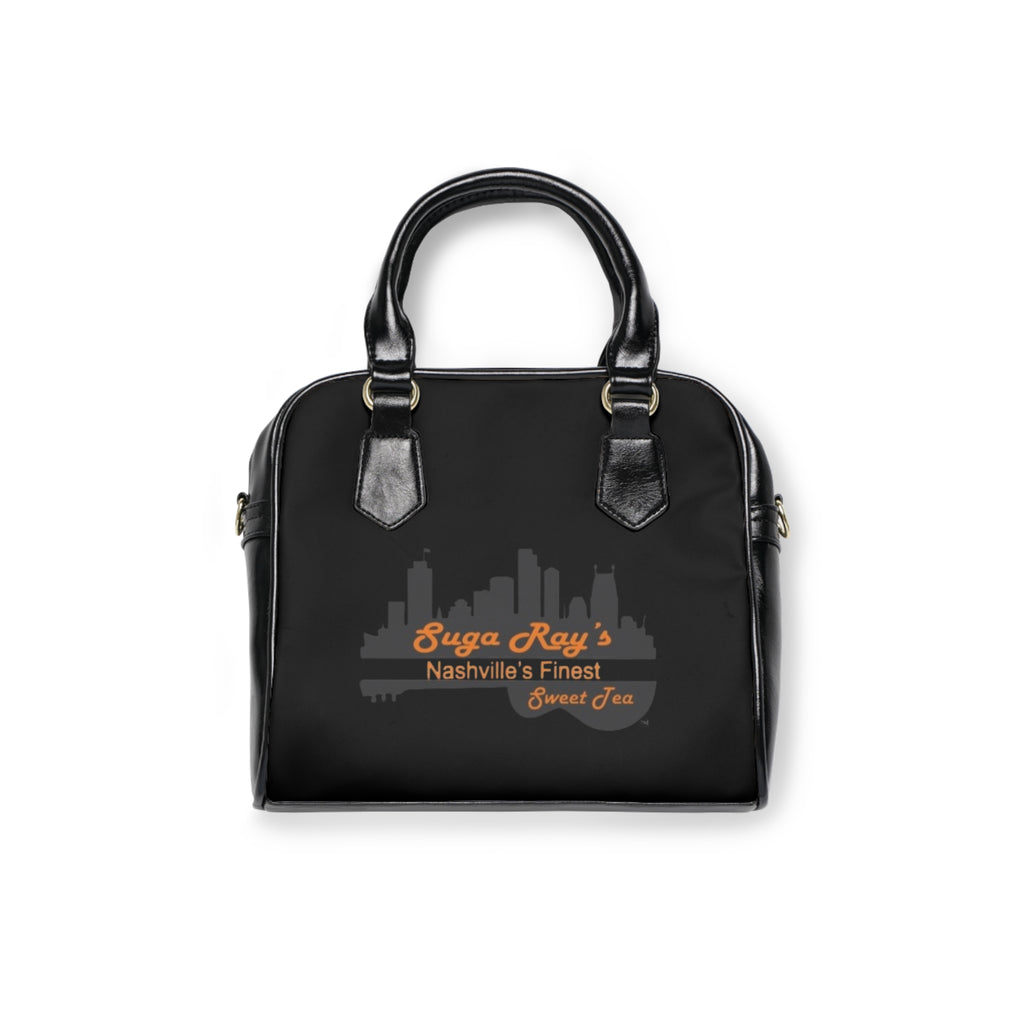 Nashville Skyline Shoulder Handbag - 'Suga Ray's Nashville's Finest Sweet Tea' Logo