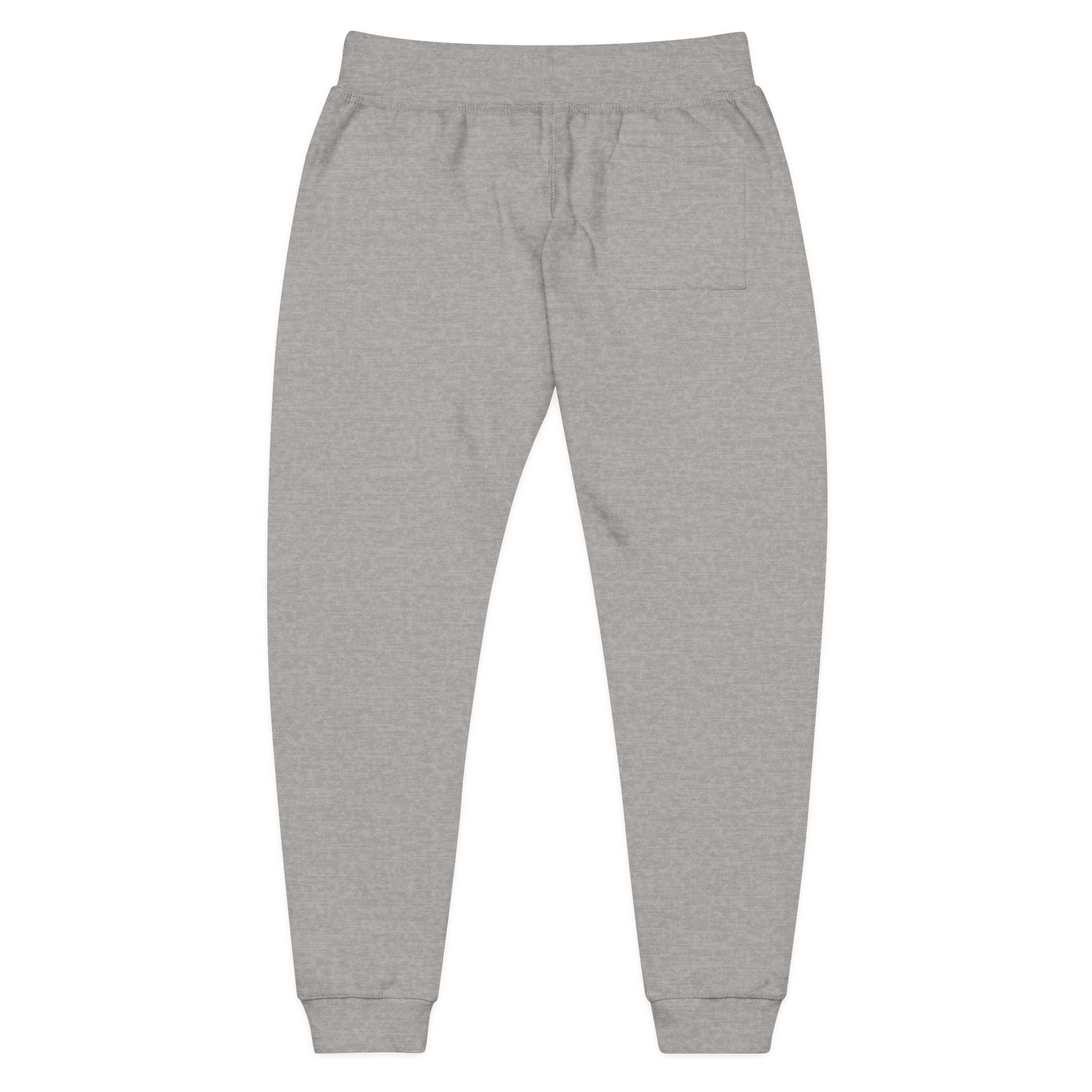 Embroidered Olive Fleece Sweatpants — Cozy Joggers with Minimal Gold Accent