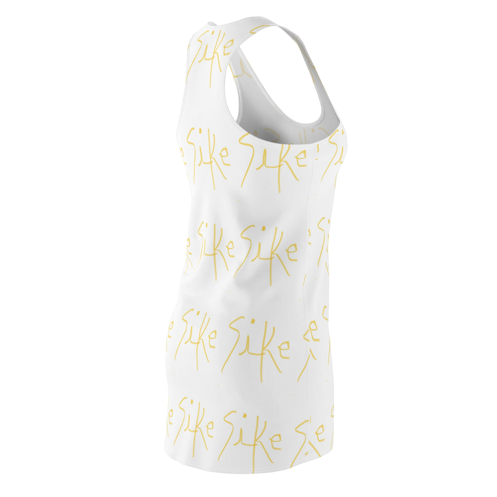 Women's Cut & Sew “SIKE” Racerback Dress (AOP)