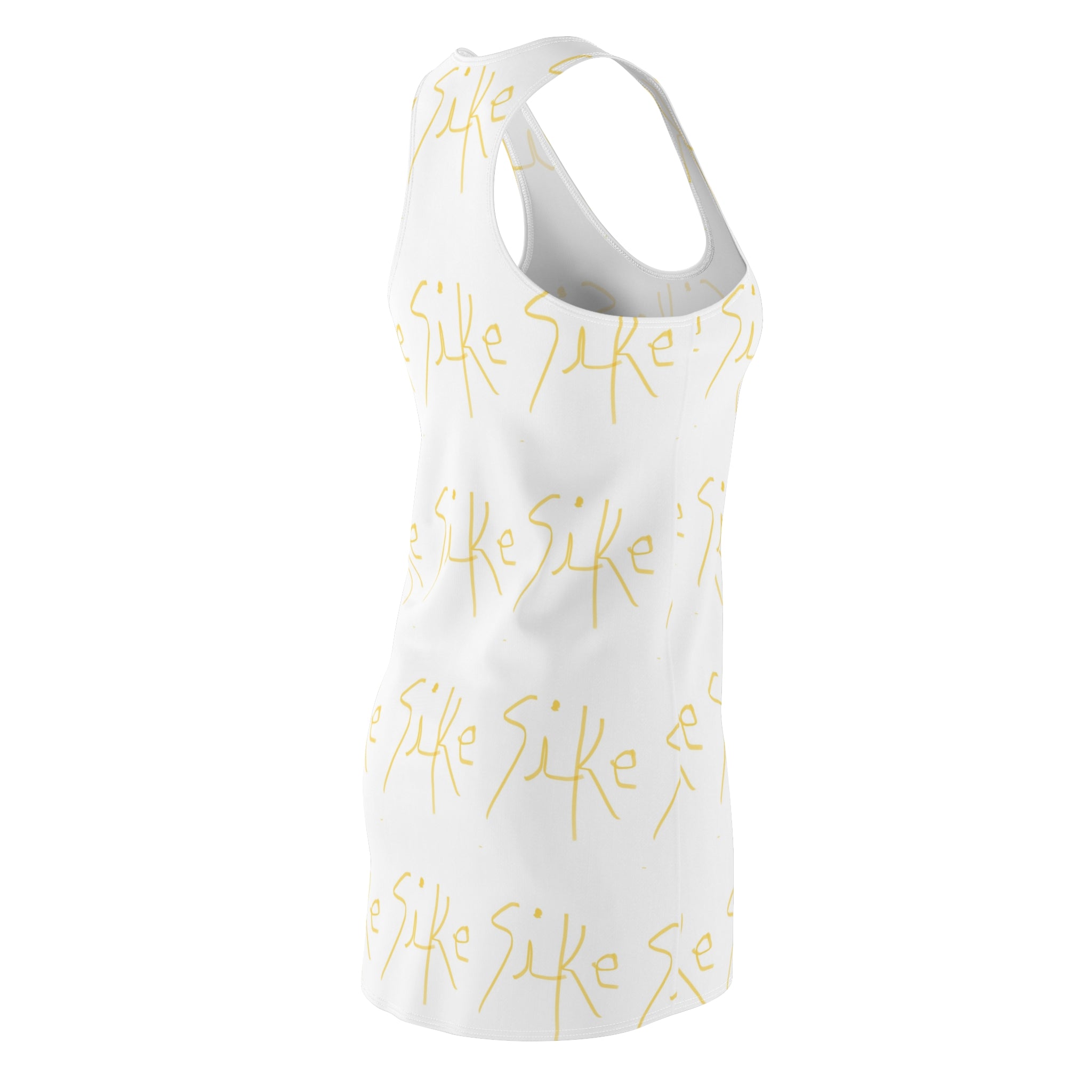 Women's Cut & Sew “SIKE” Racerback Dress (AOP)